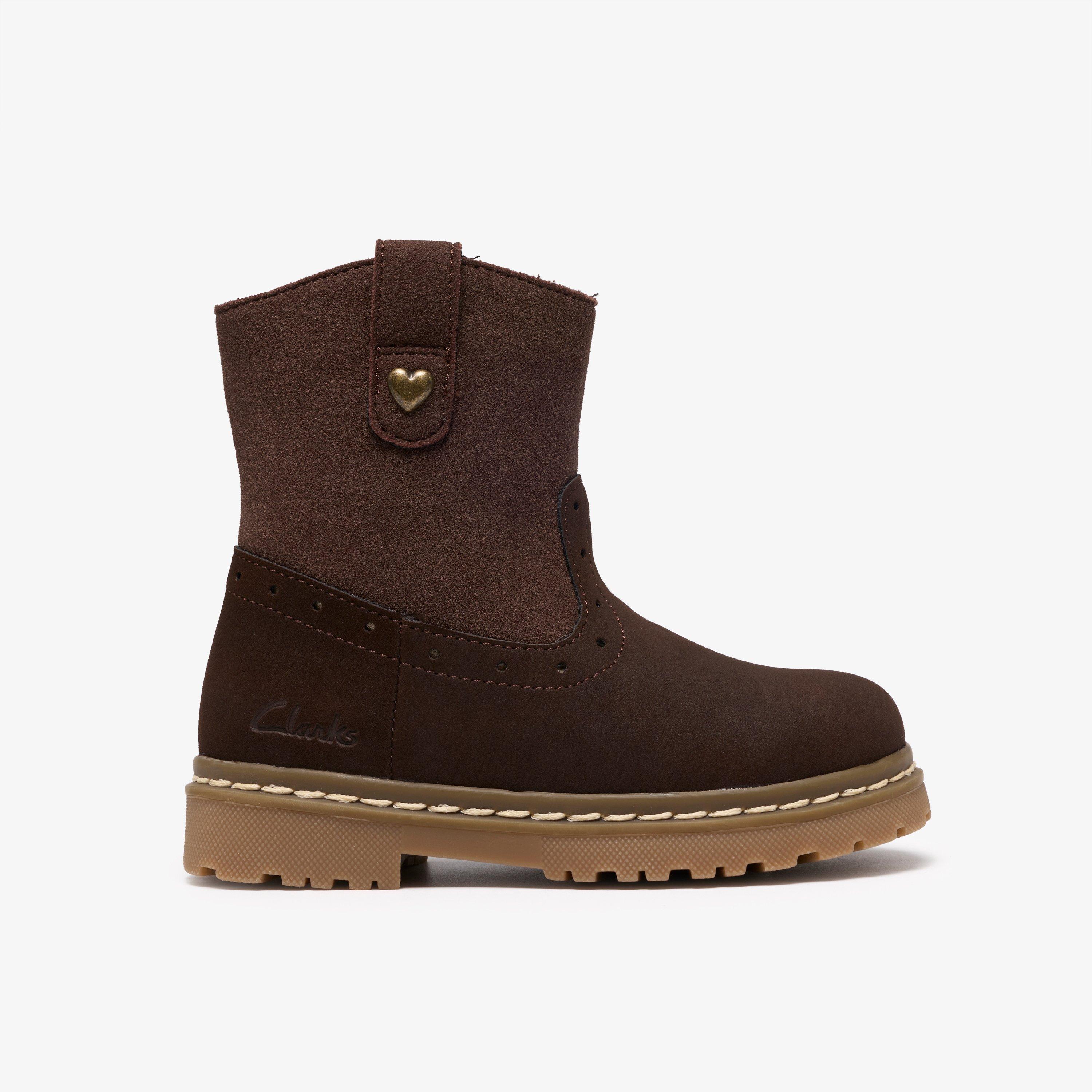 Adelaide Go Toddler Dark Brown Mid Calf Boots, view 1 of 6