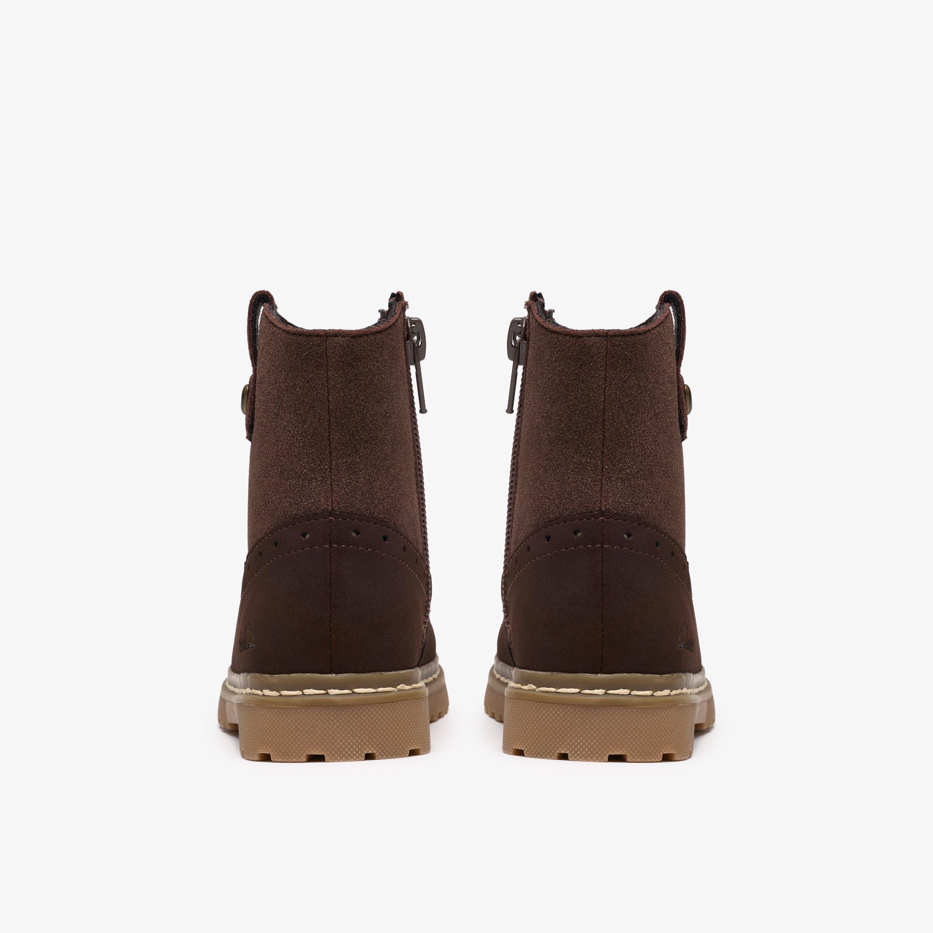 Adelaide Go Toddler Dark Brown Mid Calf Boots, view 5 of 6