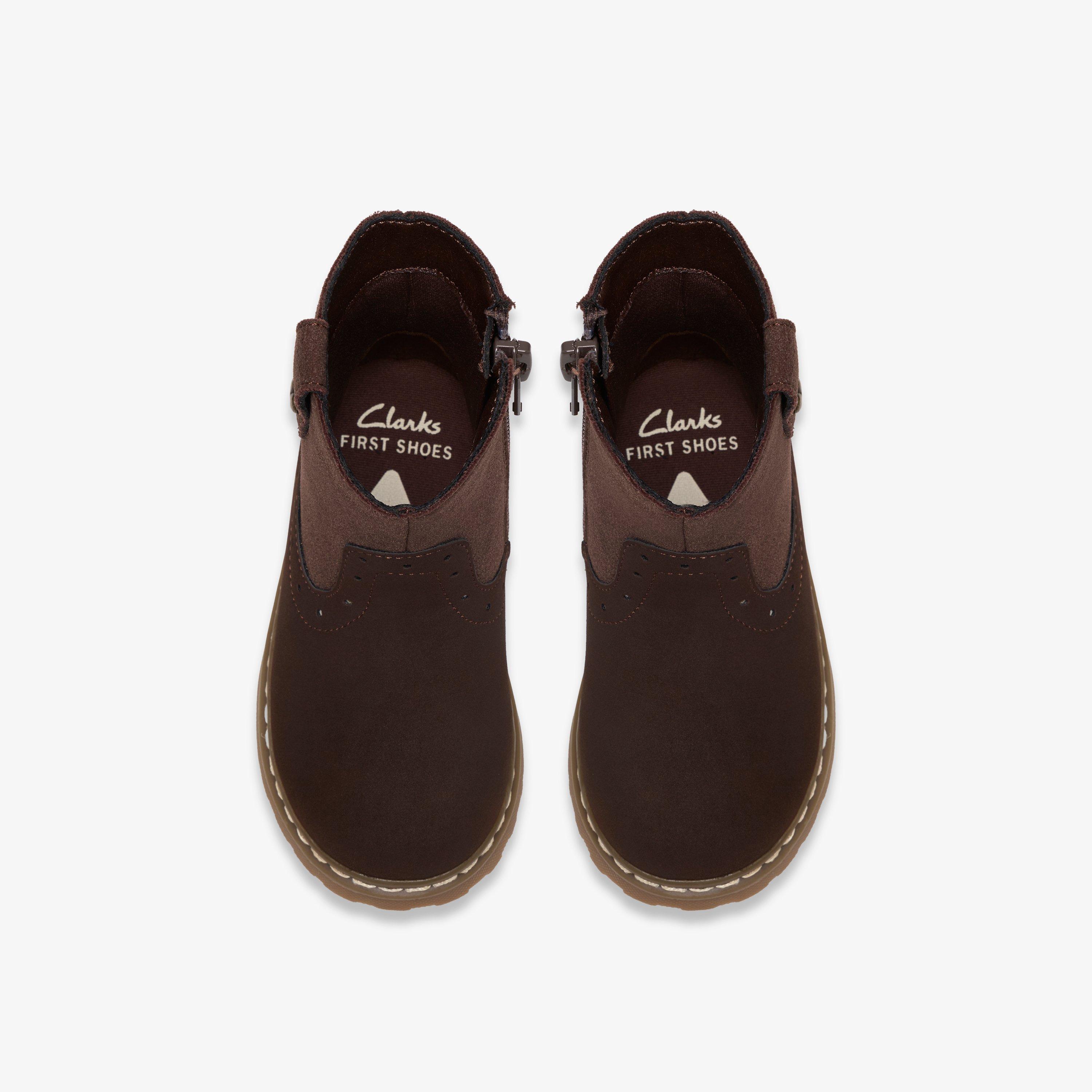 Adelaide Go Toddler Dark Brown Mid Calf Boots, view 6 of 6