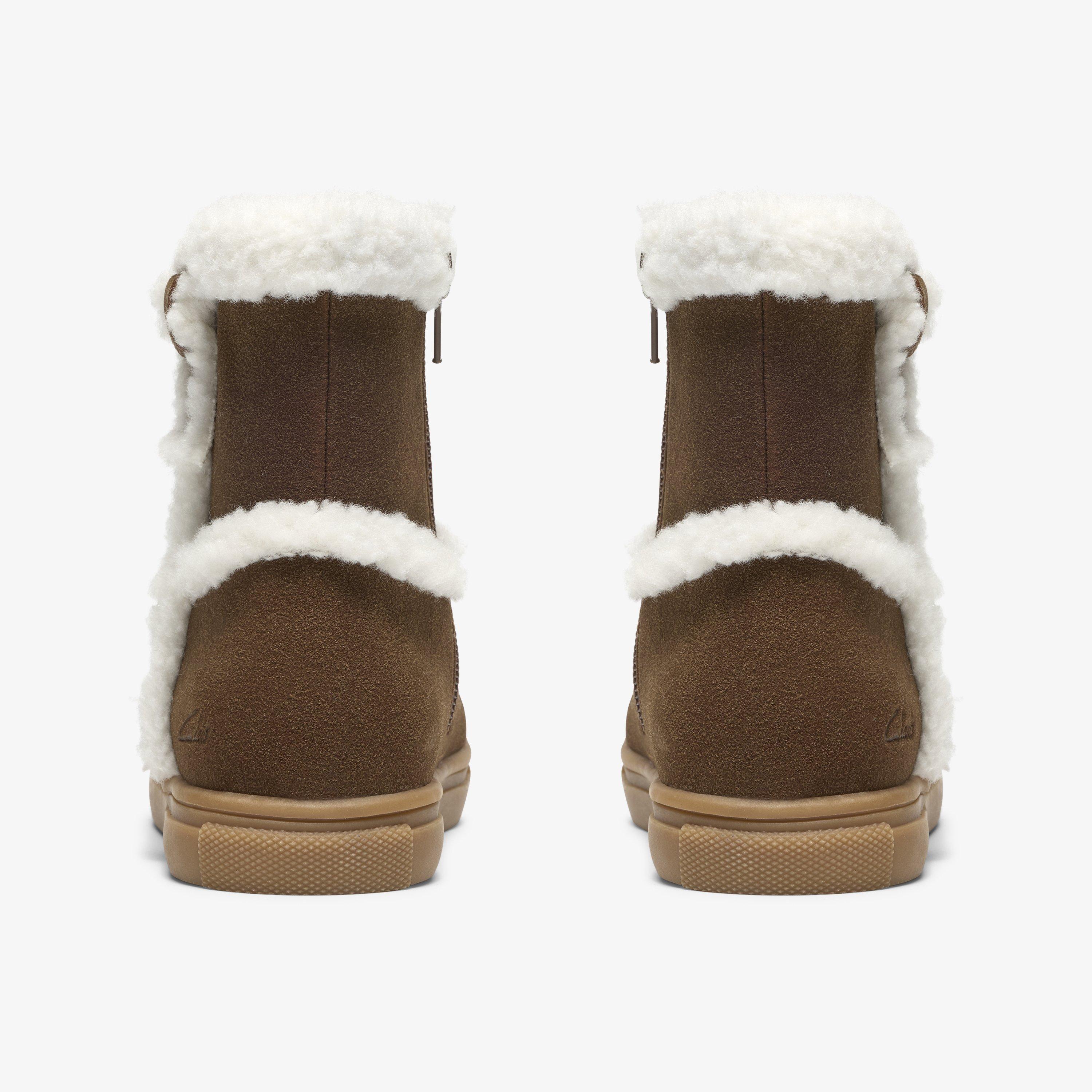 Marigold Snug Kid Brown Ankle Boots, view 5 of 6