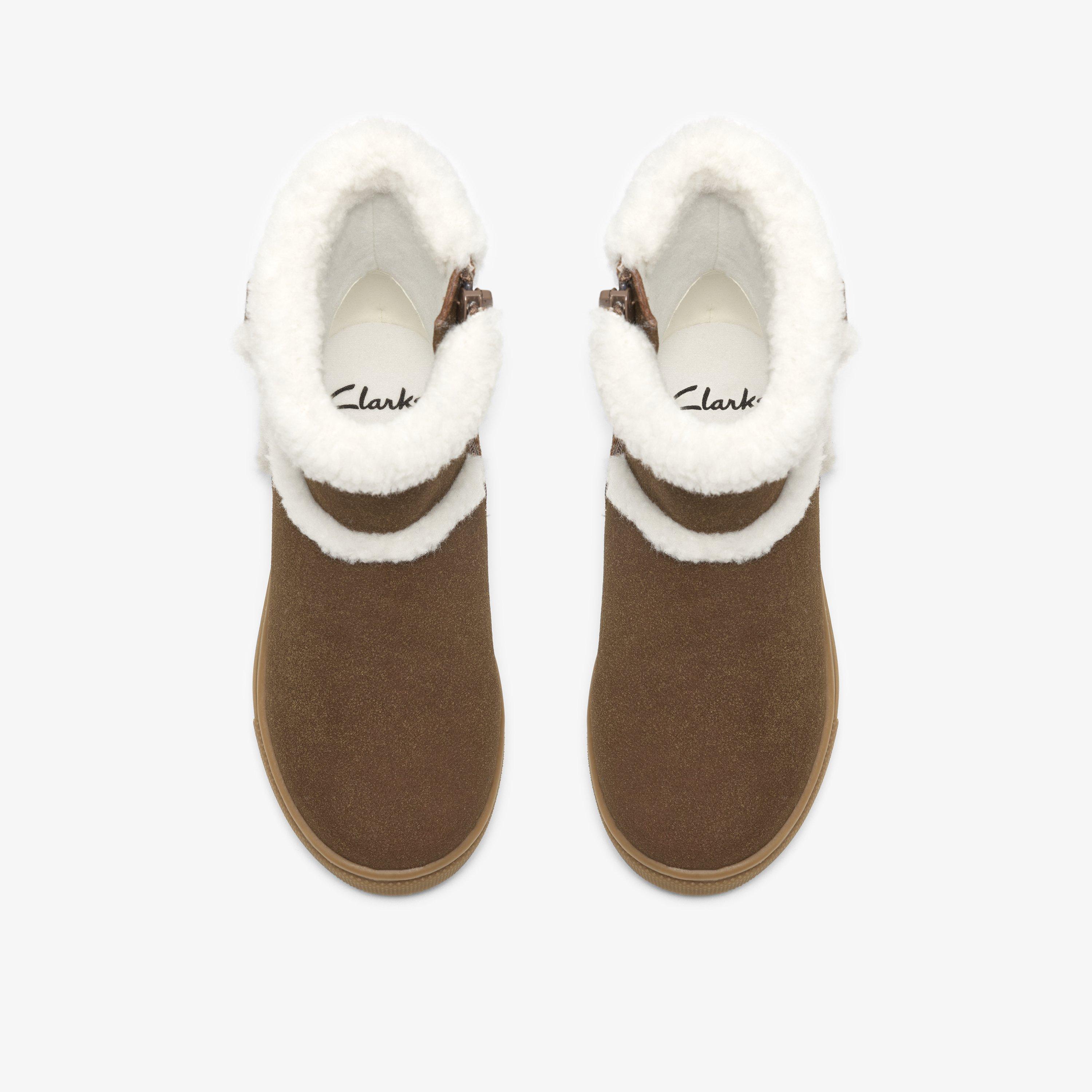 Marigold Snug Kid Brown Ankle Boots, view 6 of 6