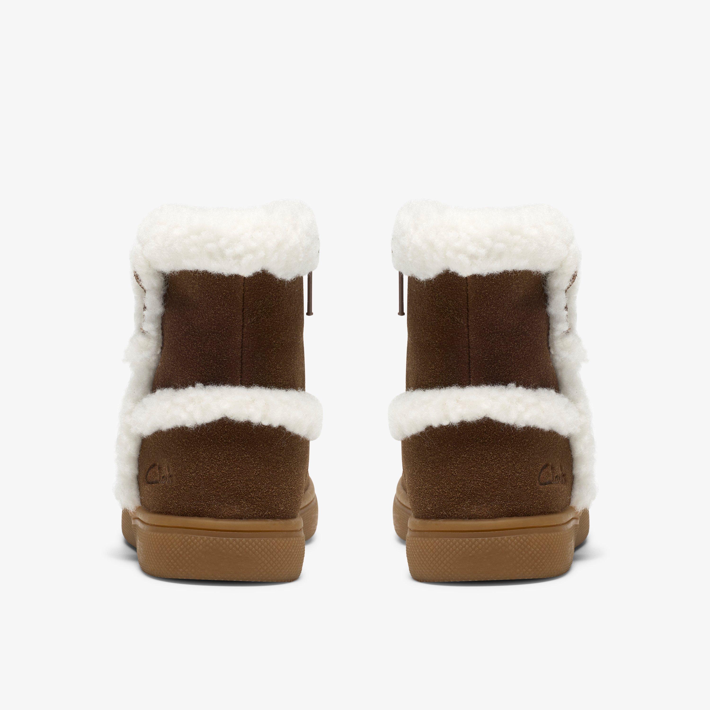 Marigold Snug Toddler Brown Ankle Boots, view 5 of 6