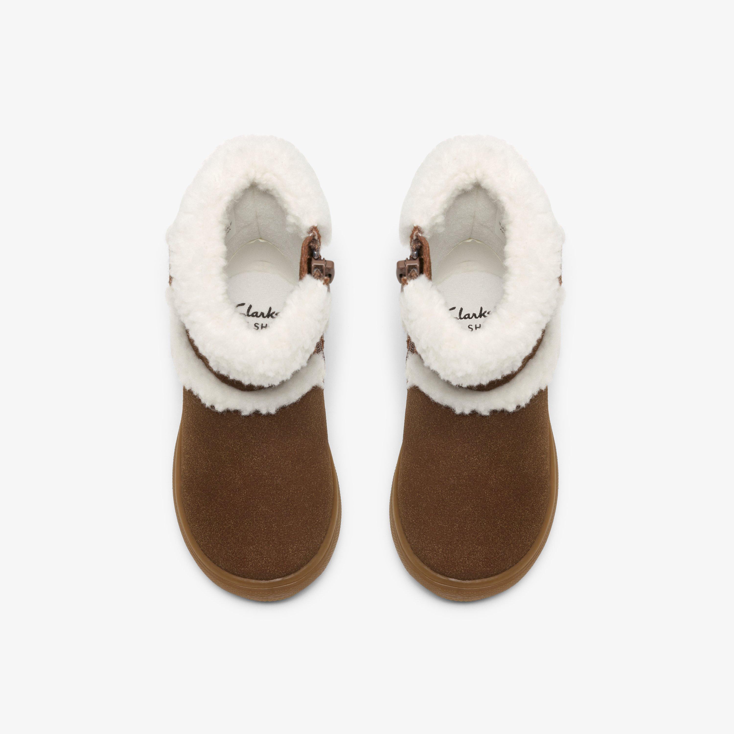 Marigold Snug Toddler Brown Ankle Boots, view 6 of 6
