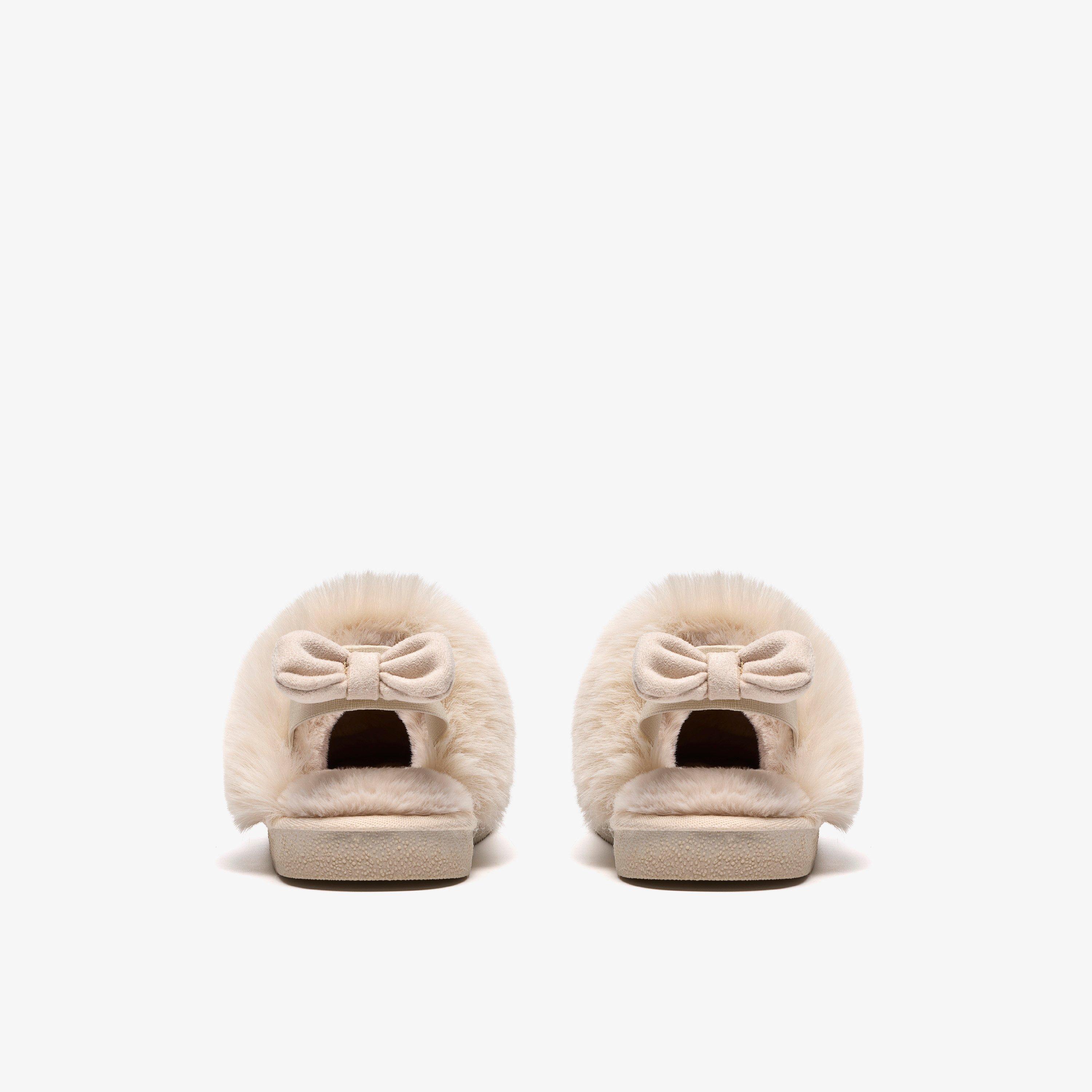 Toastie Bow Kid Cotton Slippers, view 5 of 6