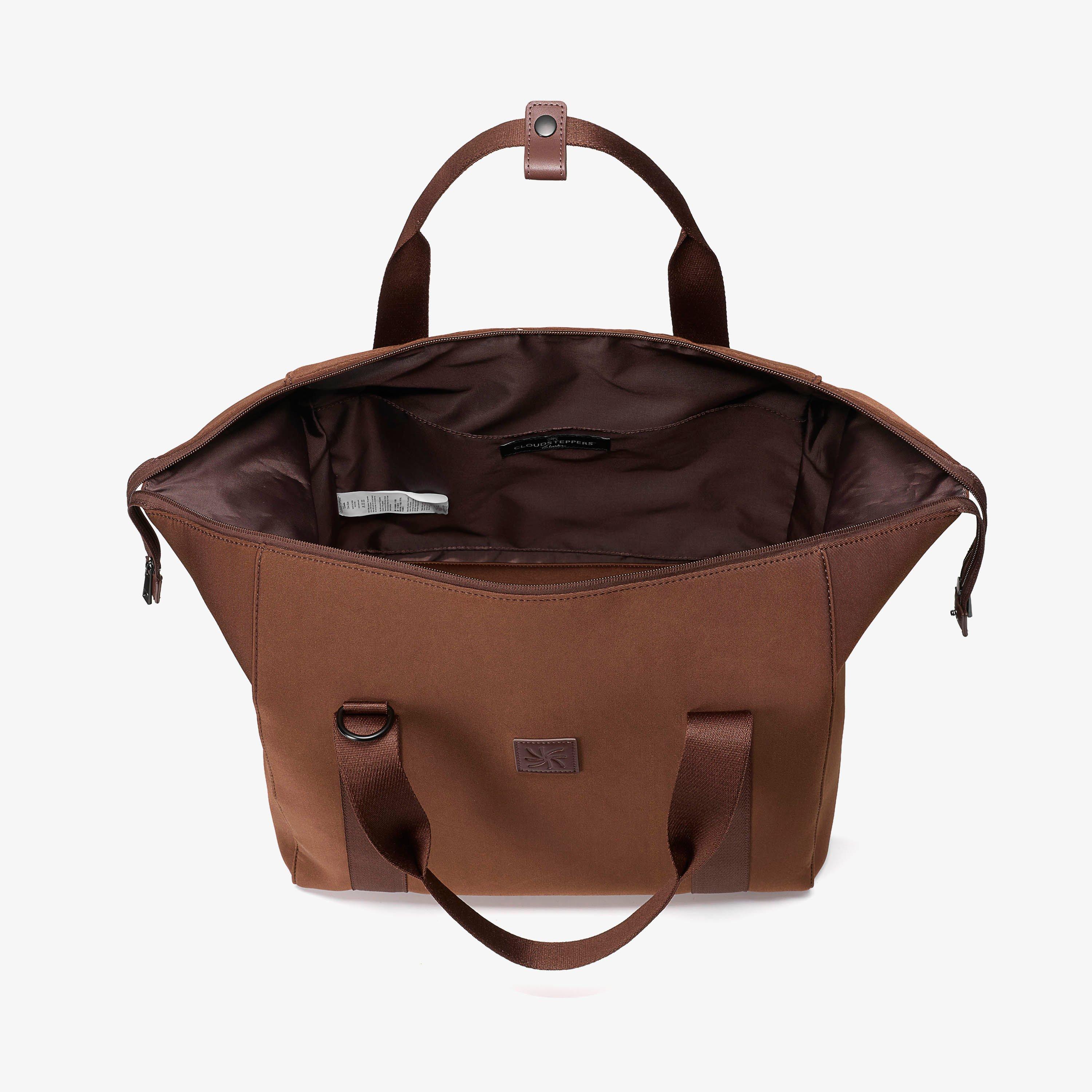 Cloudsteppers Tona Weekend Chocolate Holdall, view 4 of 6