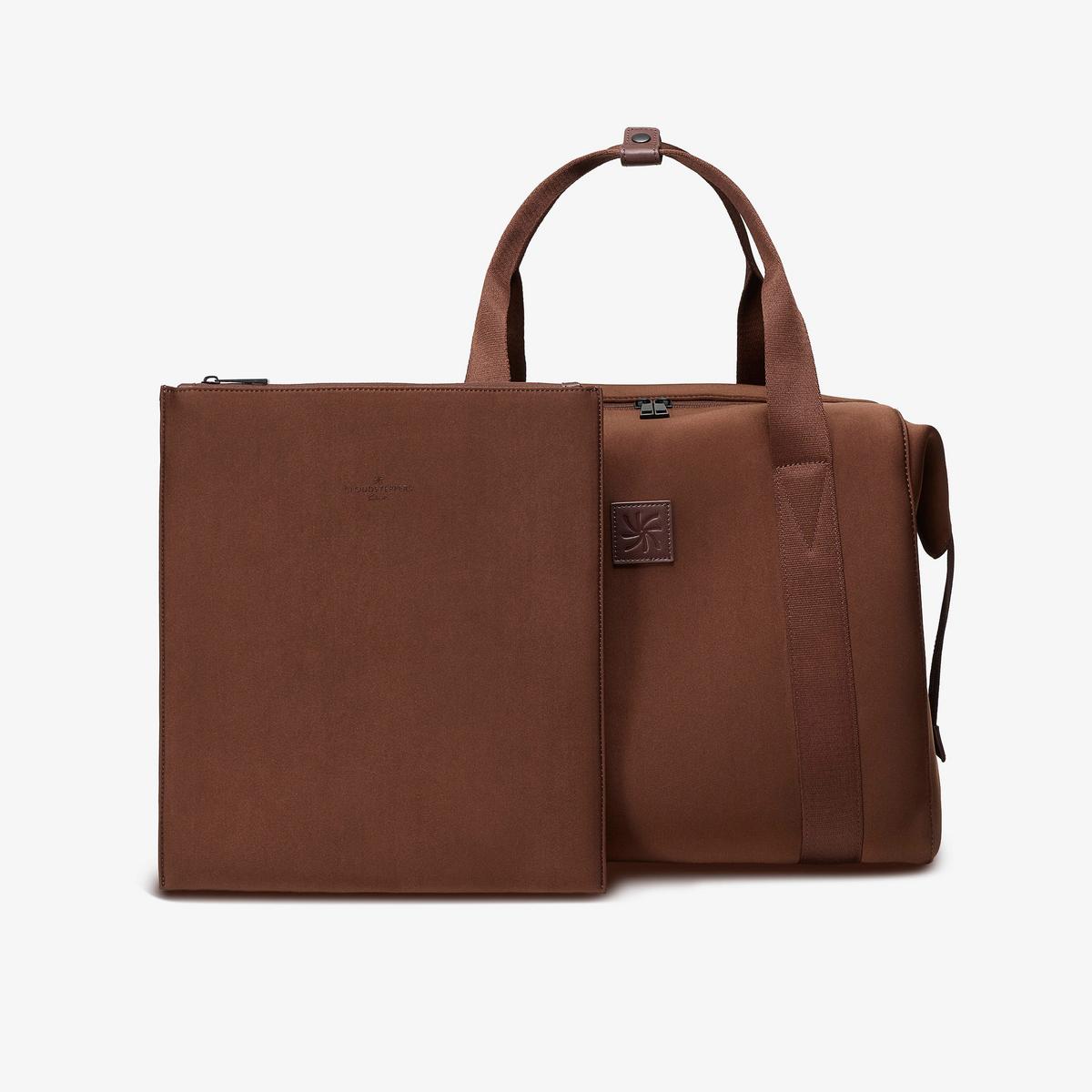 Cloudsteppers Tona 3-1 Convertible Weekender Bag — Brown