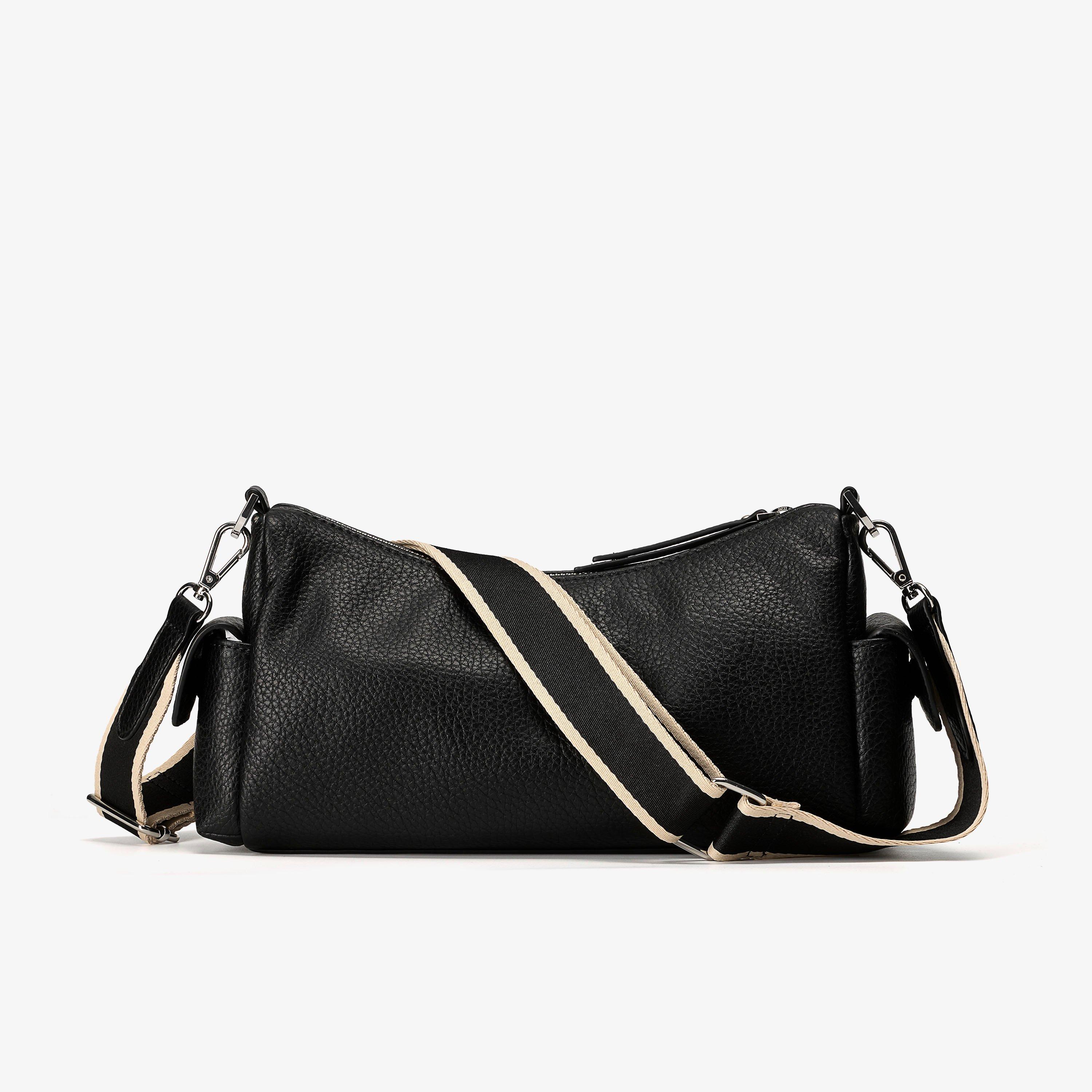 Feyra Pocket Black Cross Body Bag Shoulder Bags, view 2 of 6