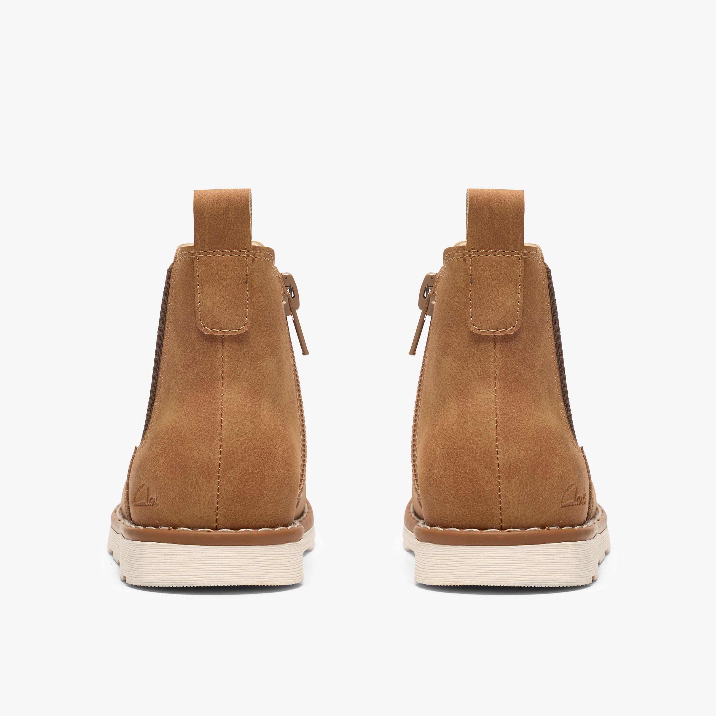 Save Sky Toddler Tan Chelsea Boots, view 5 of 6