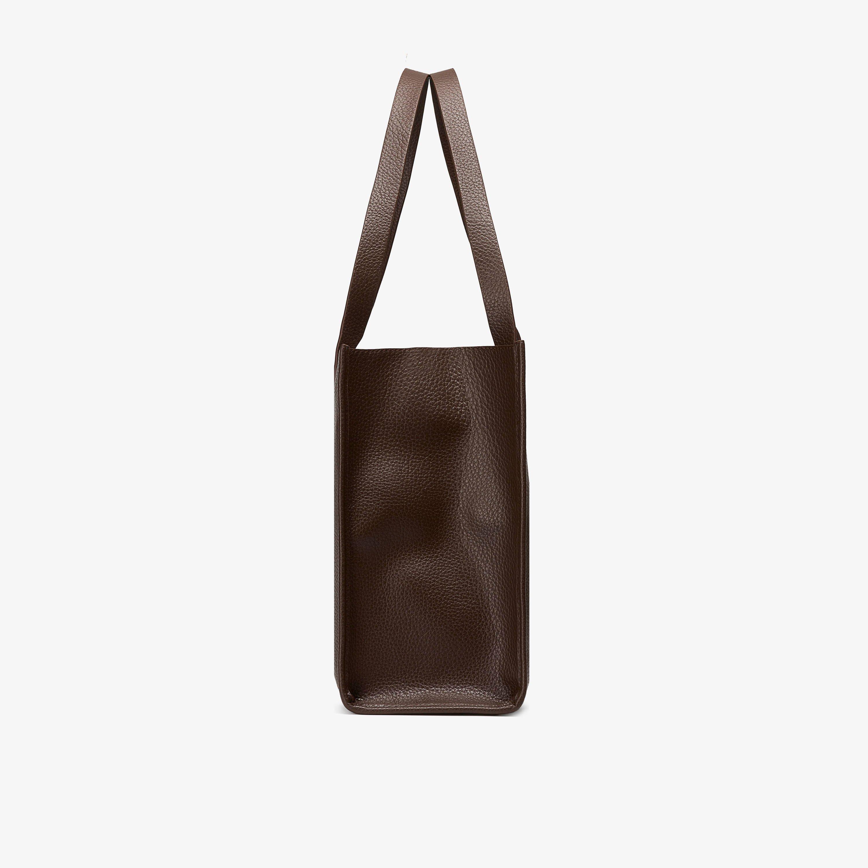 Nadia Shopper Chocolate Tote Bag Shoulder Bags, view 3 of 6