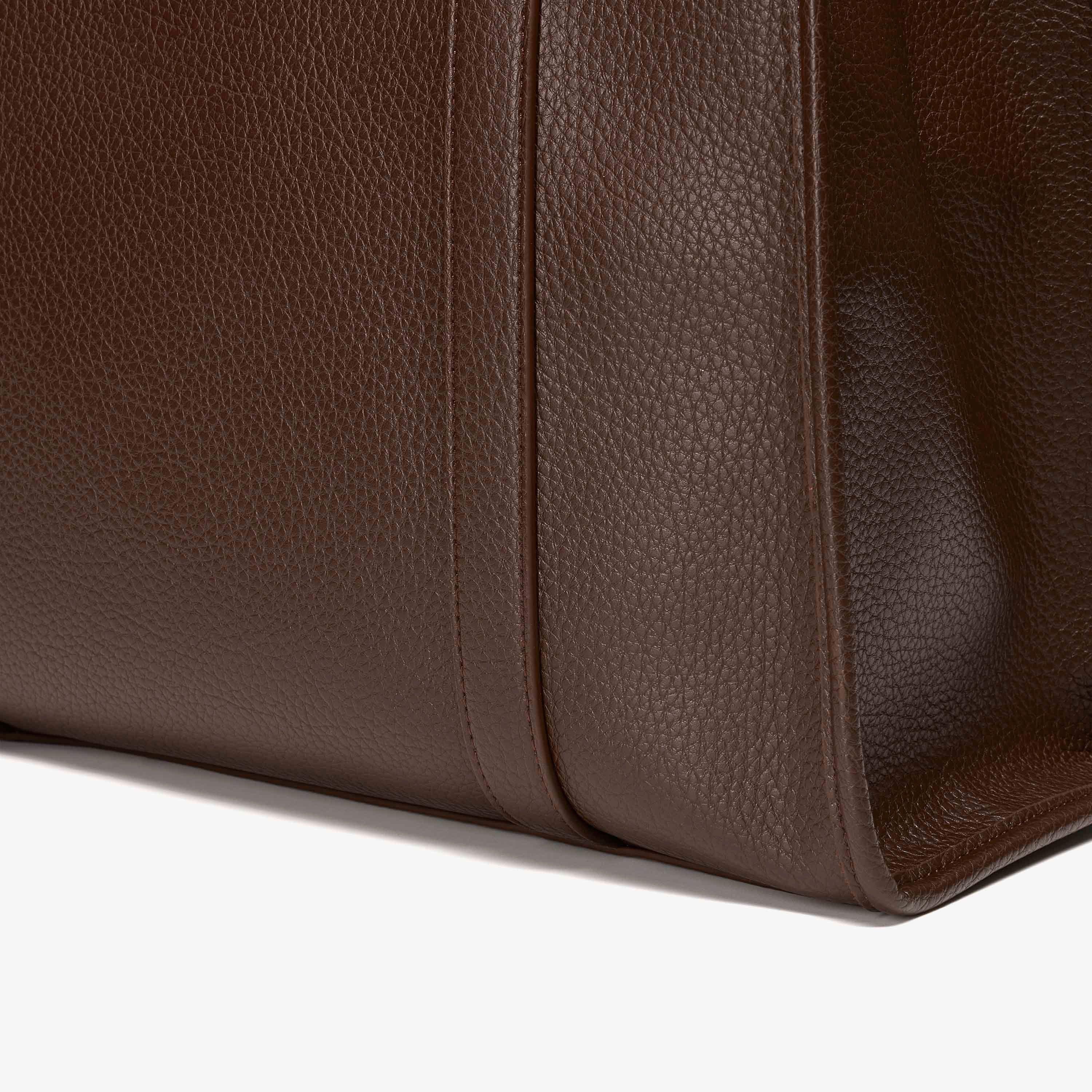 Nadia Shopper Chocolate Tote Bag Shoulder Bags, view 5 of 6
