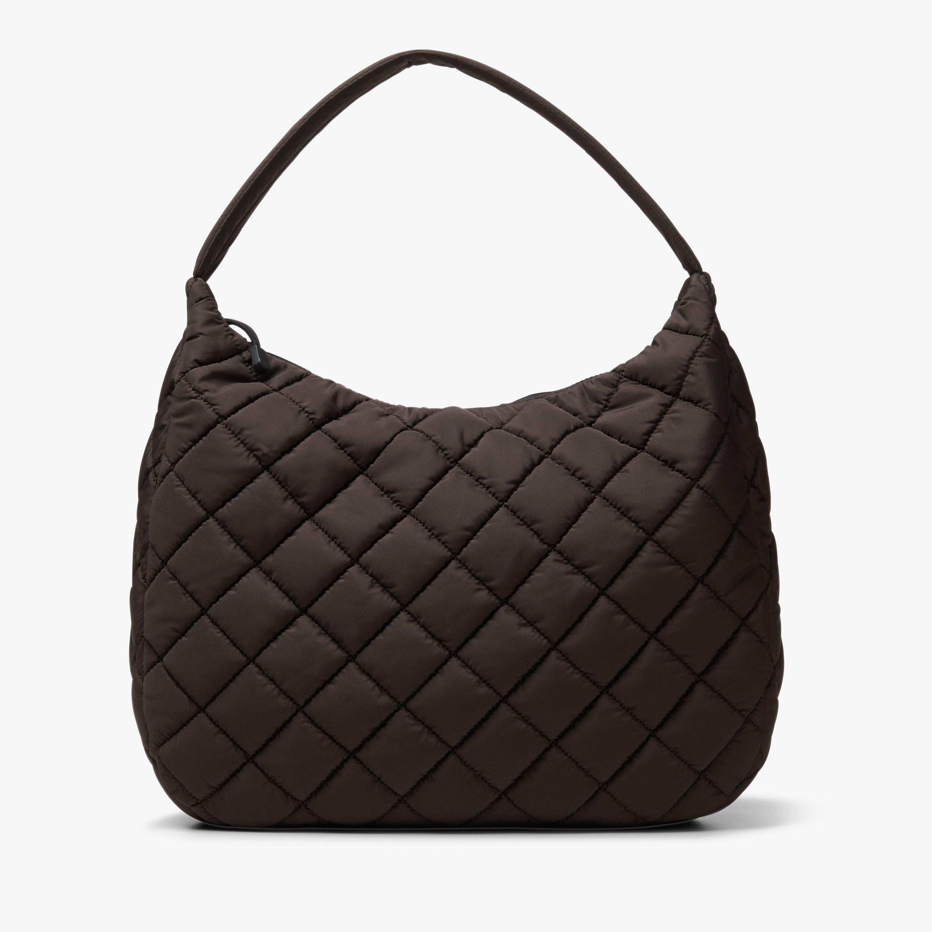 Quilted Tote Preto acolchoado Bolsa tote Bolsa de ombro, view 1 of 4