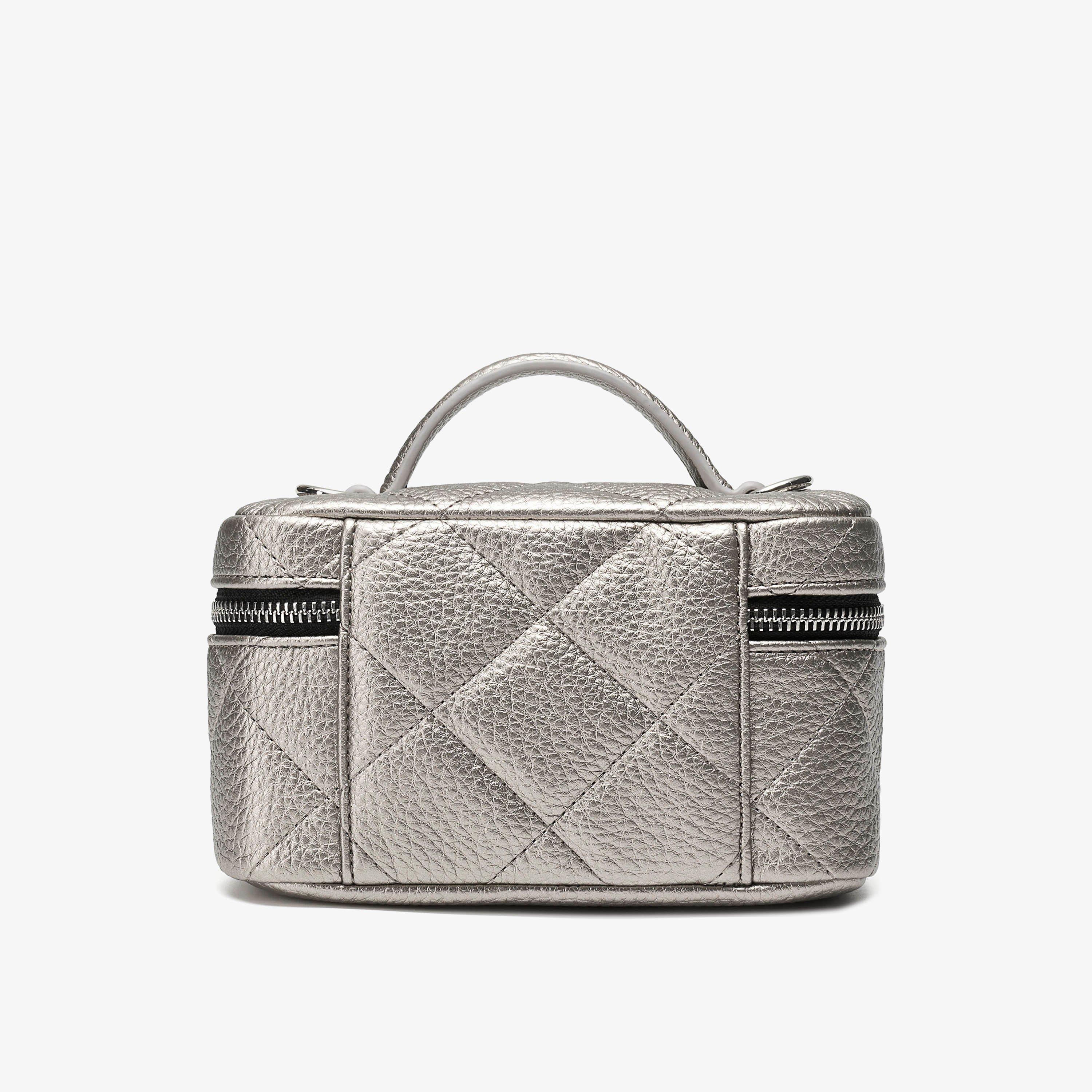 Ava Vanity Pewter Metallic Cross Body Bag Shoulder Bags, view 2 of 6