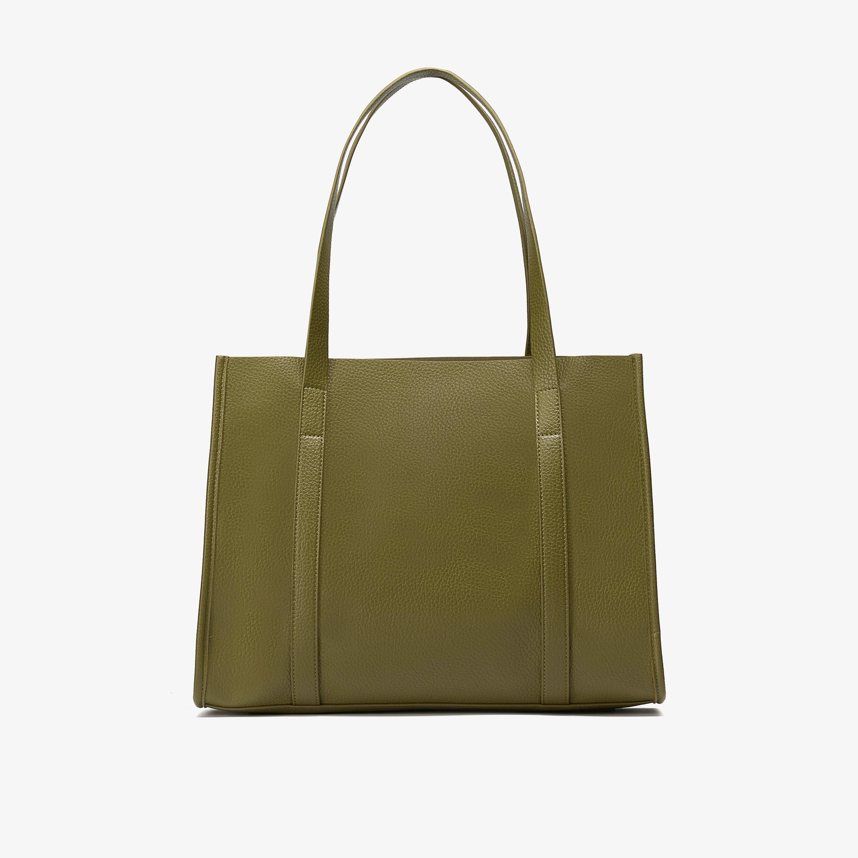 Nadia Shopper Dark Olive Tote Bag Shoulder Bags, view 2 of 6