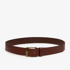 Grain Leather Belt — Brown 2