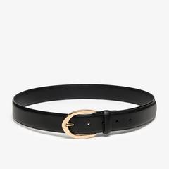 Smooth Premium Leather Belt — Black 2