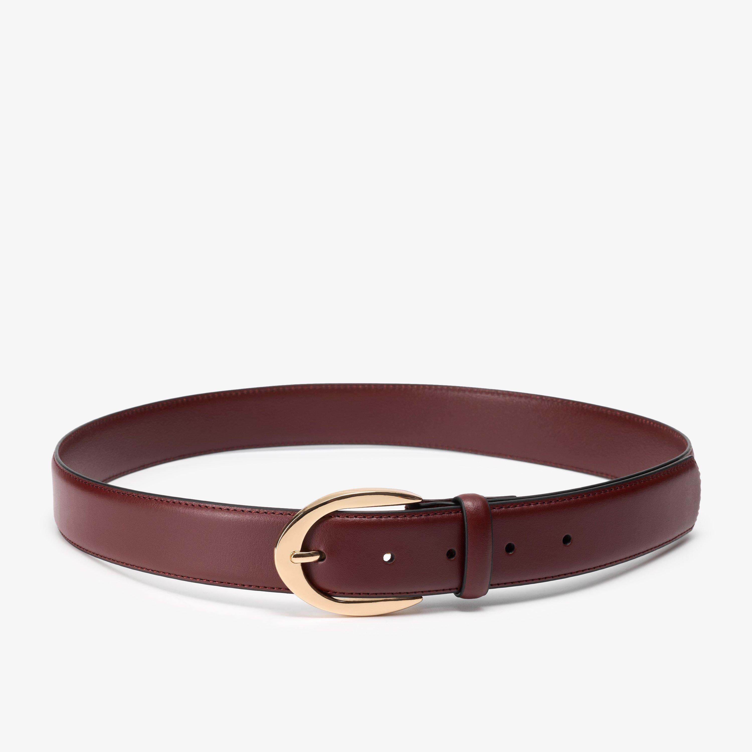 Smooth Premium Leather Belt — Brown