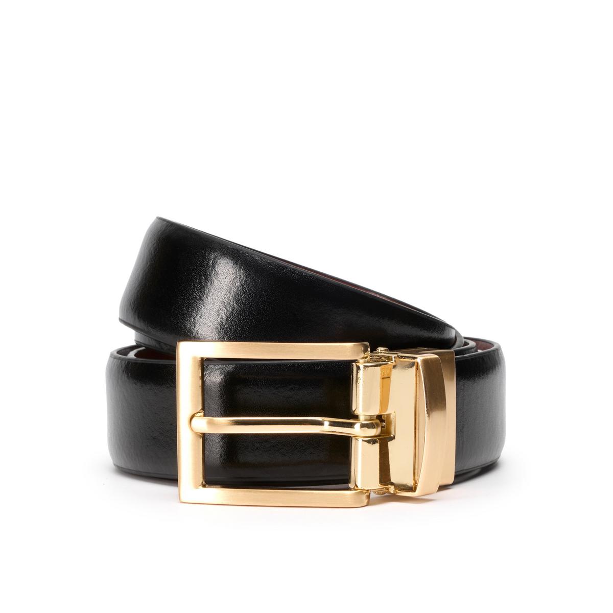 Clarks Mens Accessories Reversible Leather Buckle Belt Belts