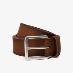 Premium Suede Belt — Brown 1