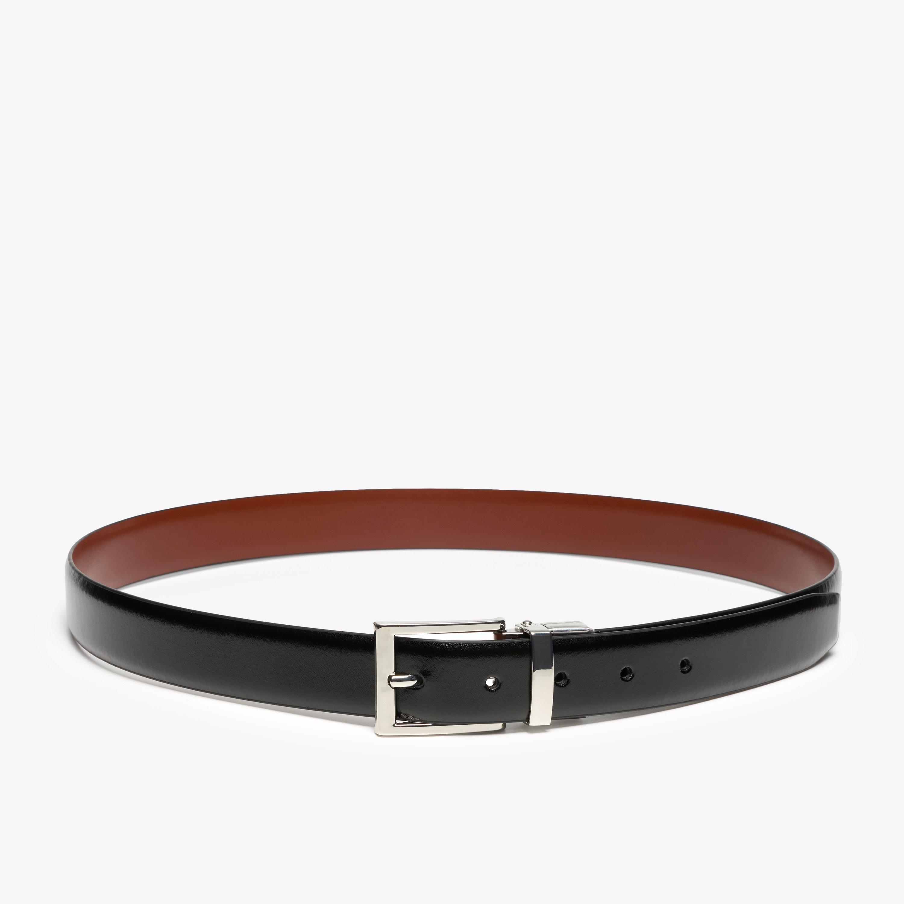 Rev Lea Buckle Belt Black/Tan Belts, view 1 of 2