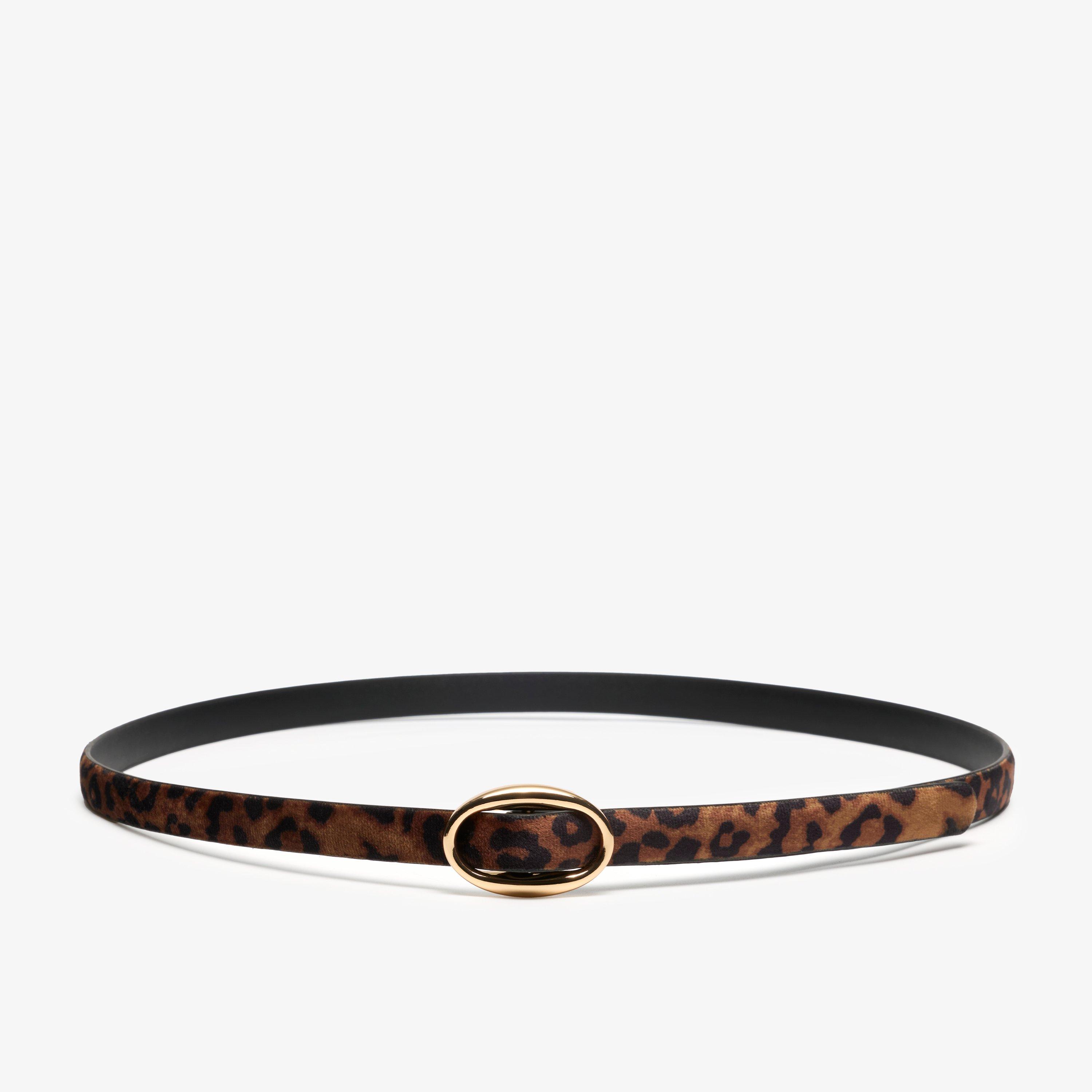 Narrow Interest Belt Leopard Print Belts, view 1 of 2