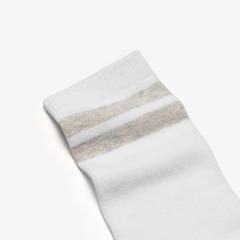 3 Pack Band Socks Size 4-6.5 — White 2