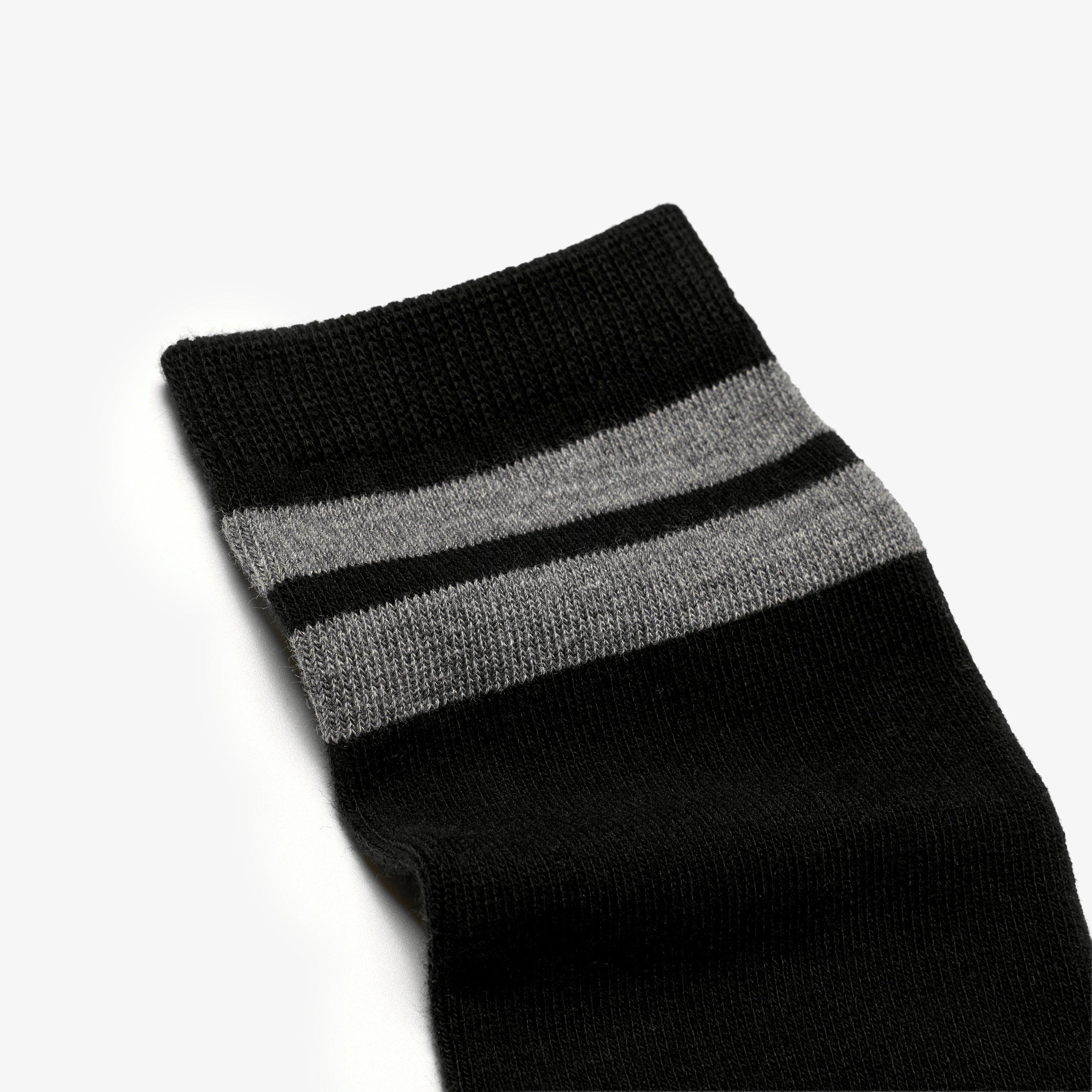 3 Pack Band Socks Size 4-6.5 Black Combination Socks, view 2 of 2