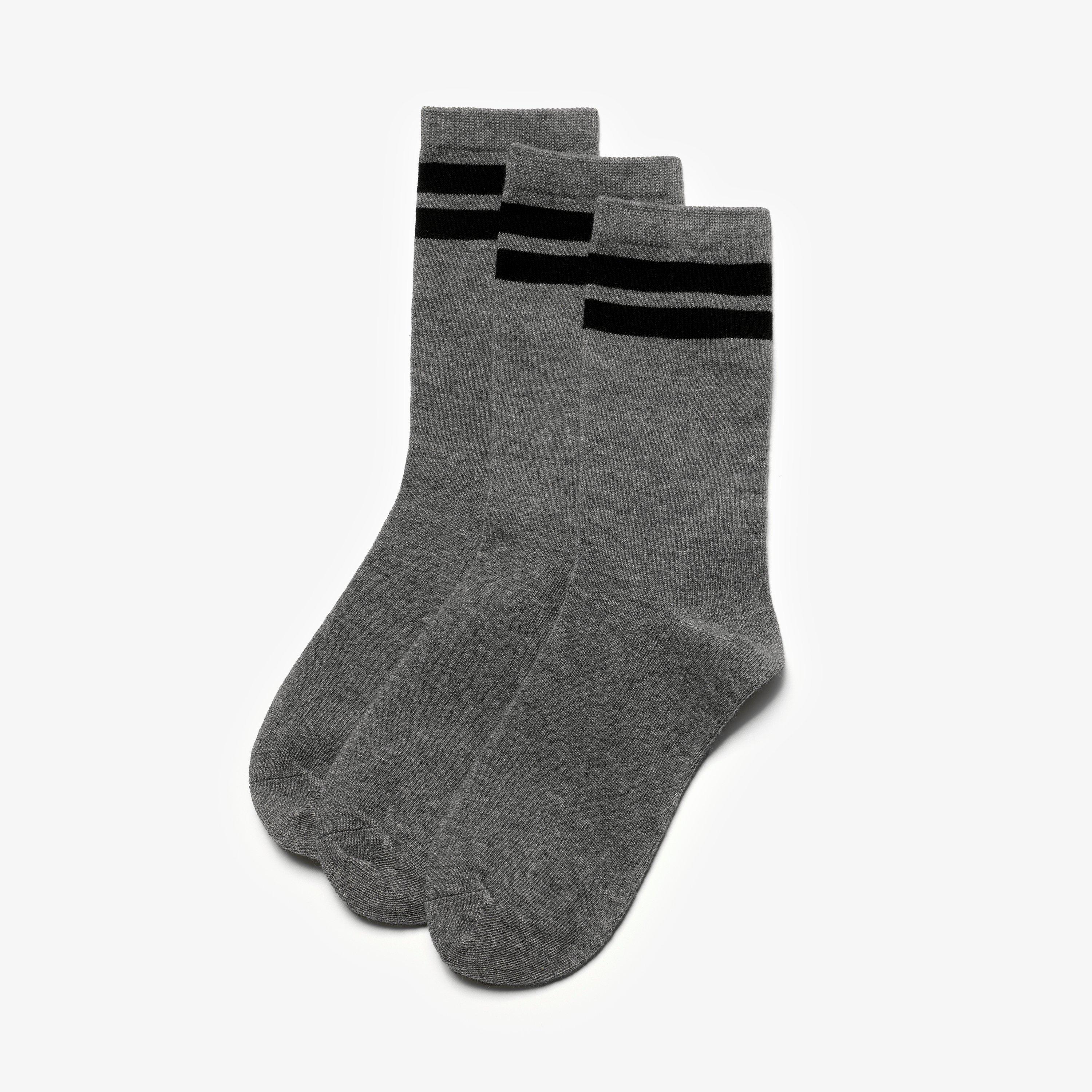 3 Pack Band Socks Size 9-12 Black Combination Socks, view 1 of 2