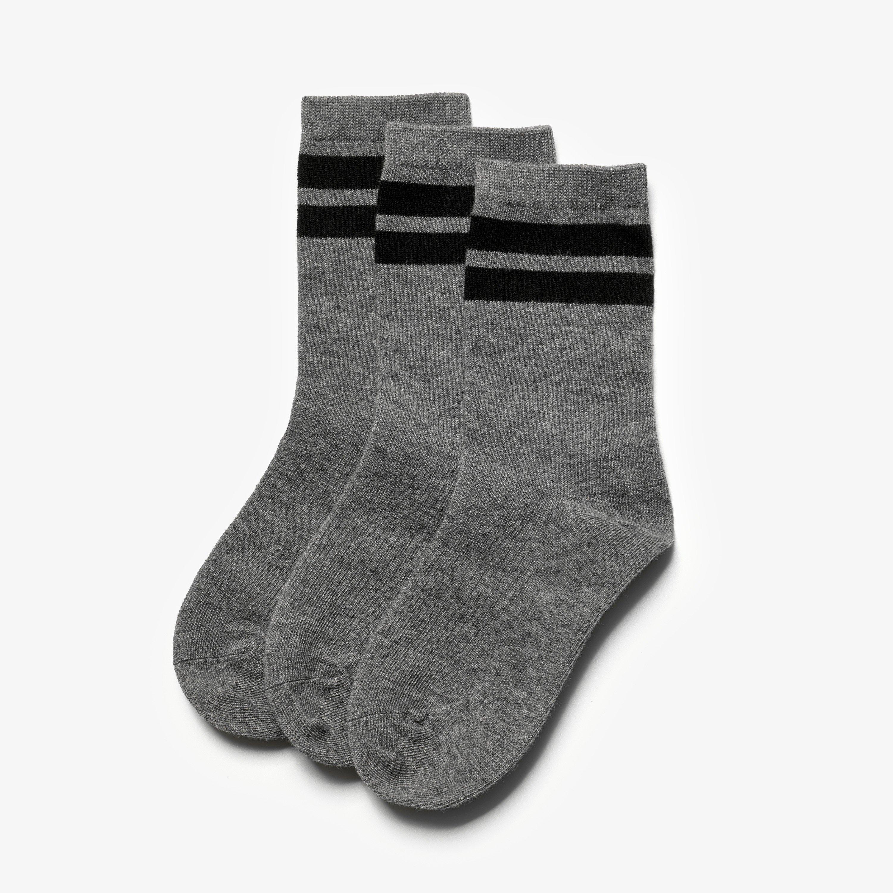 3 Pack Band Socks Size 9-12 Grey Combination Socks, view 1 of 2