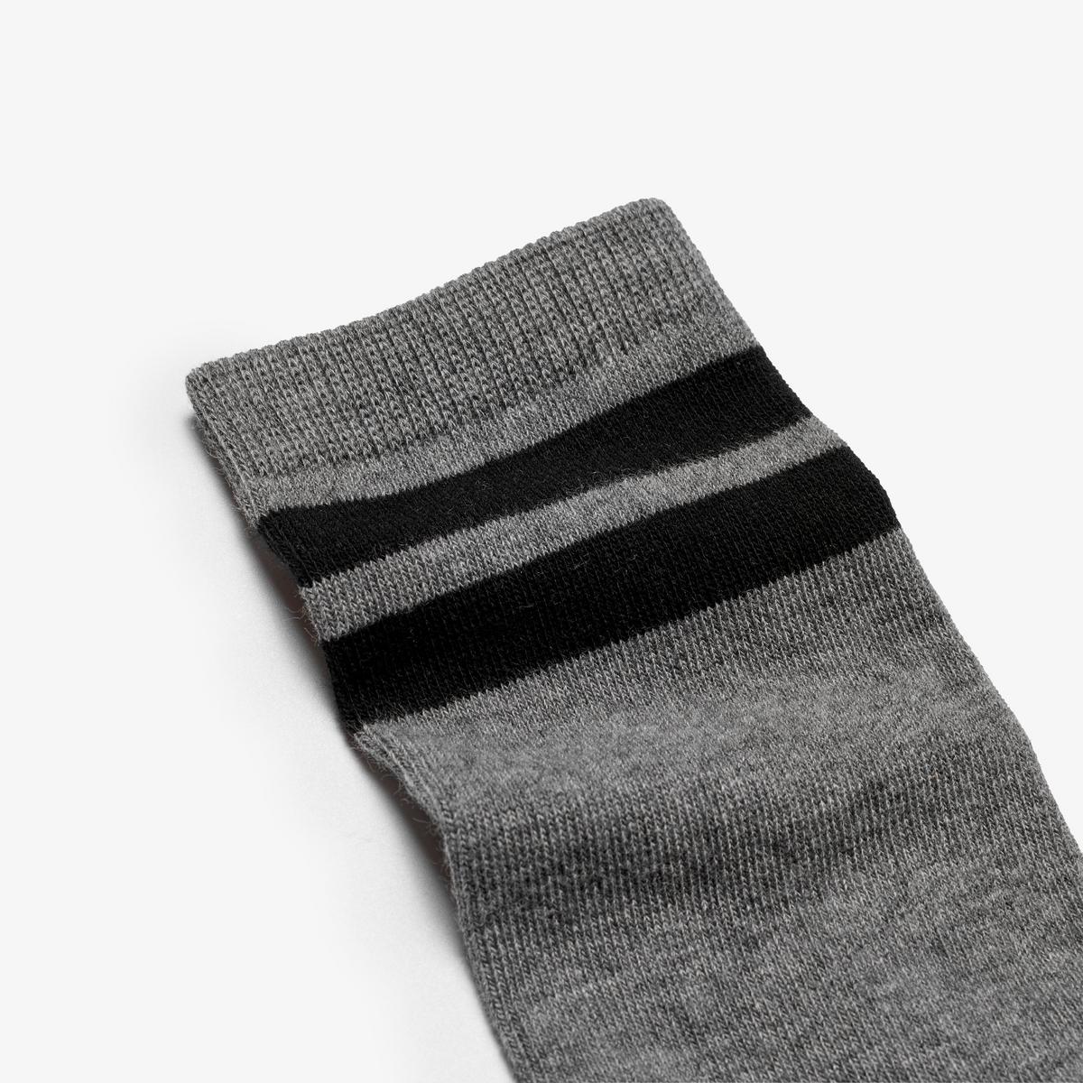 3 Pack Band Socks Size 9-12 — Grey