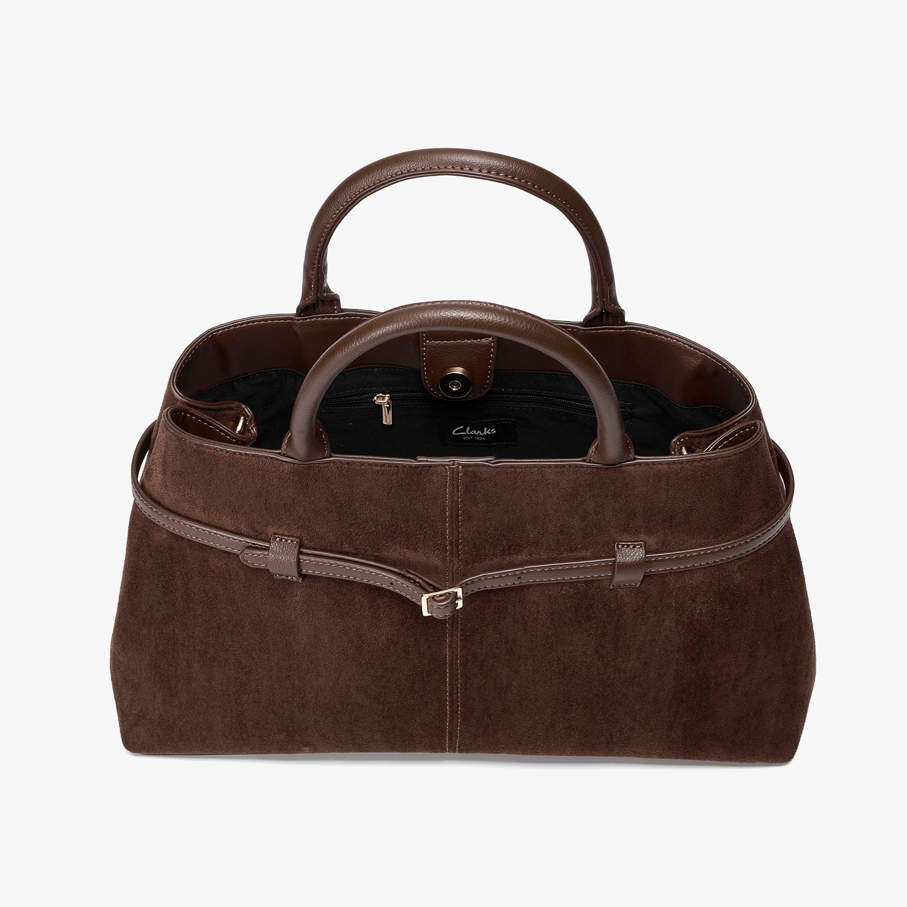 Hadley Tote Chocolate Tote Bag, view 4 of 6
