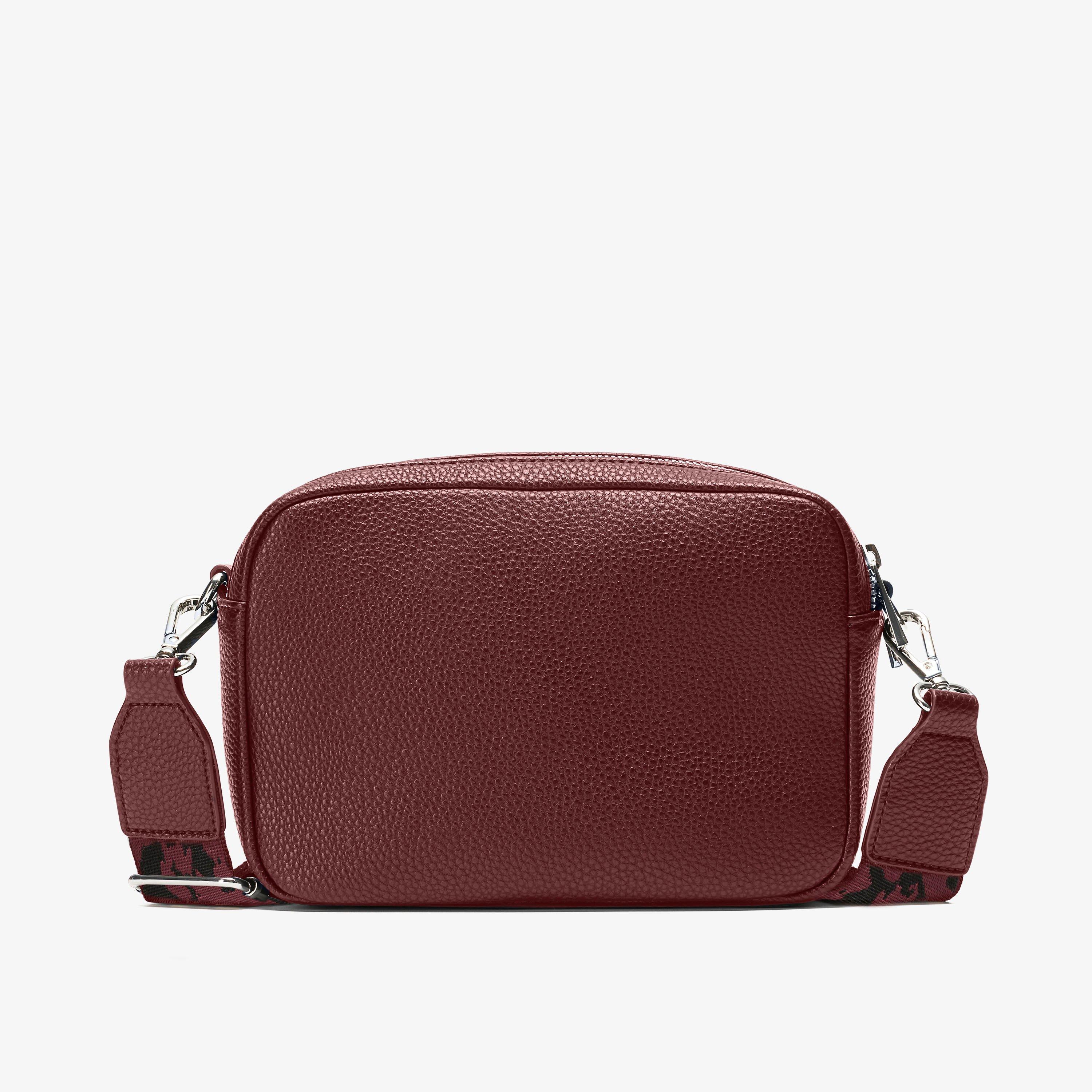 April Camera Burgundy Cross Body Bag, view 2 of 6