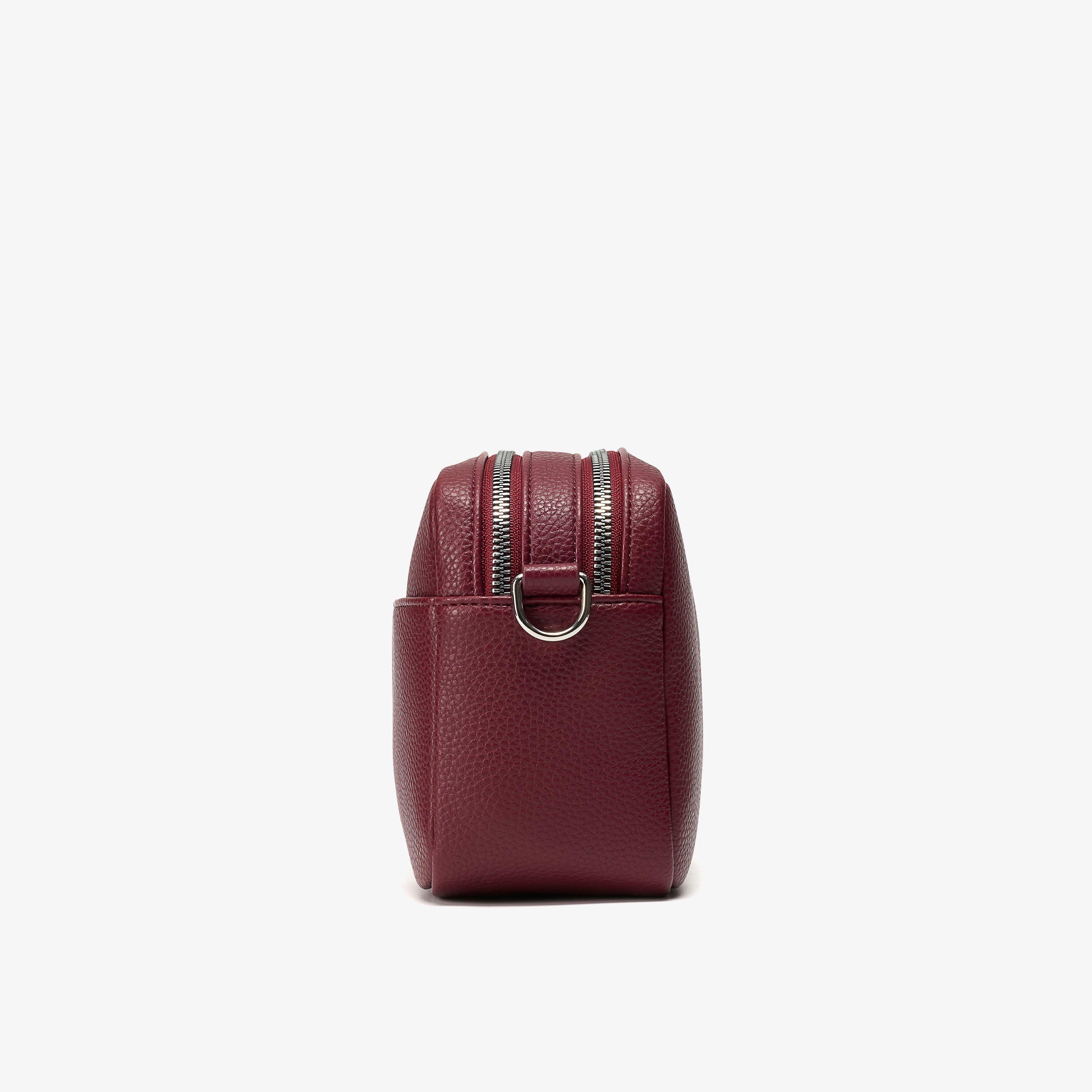 April Camera Burgundy Cross Body Bag, view 3 of 6