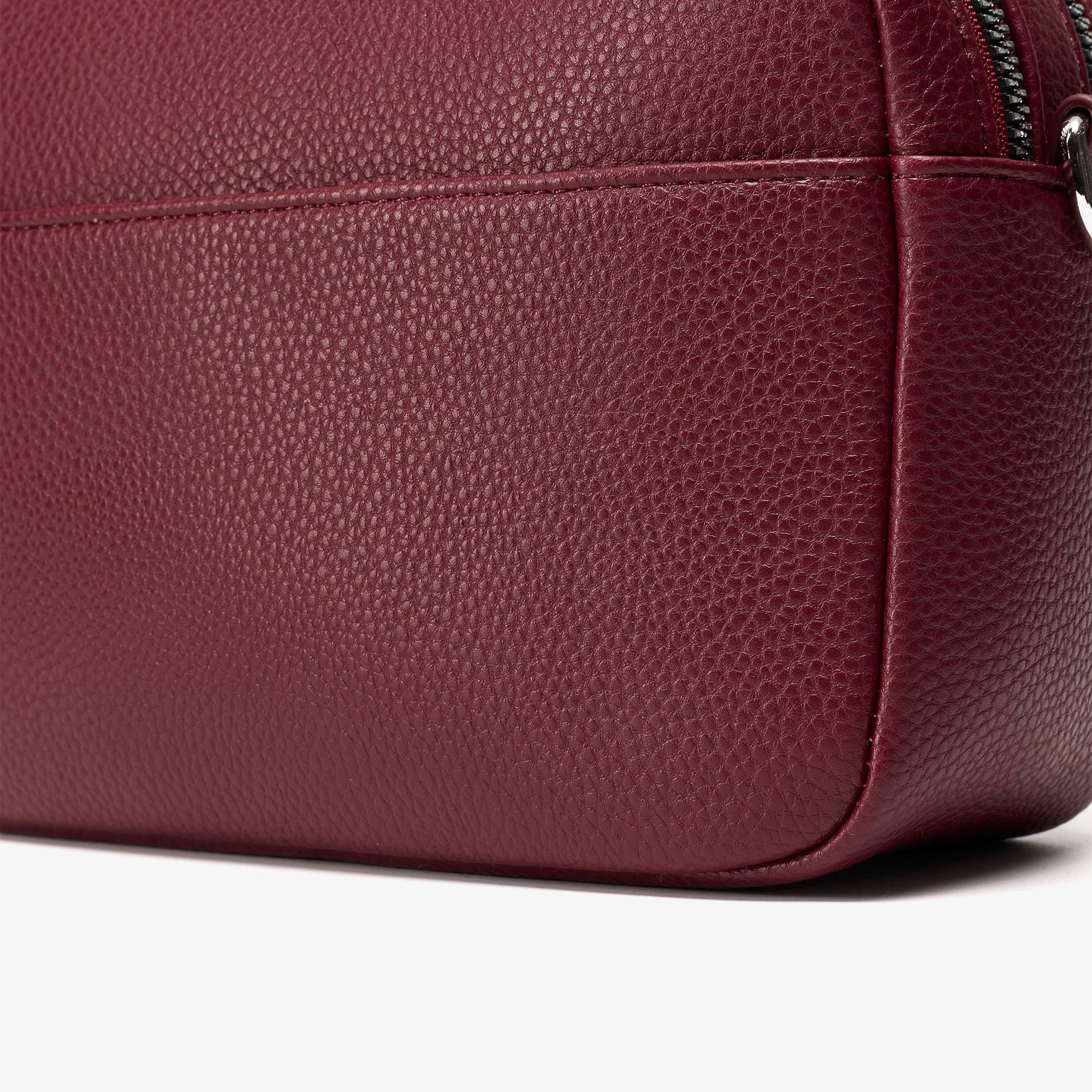 April Camera Burgundy Cross Body Bag, view 5 of 6
