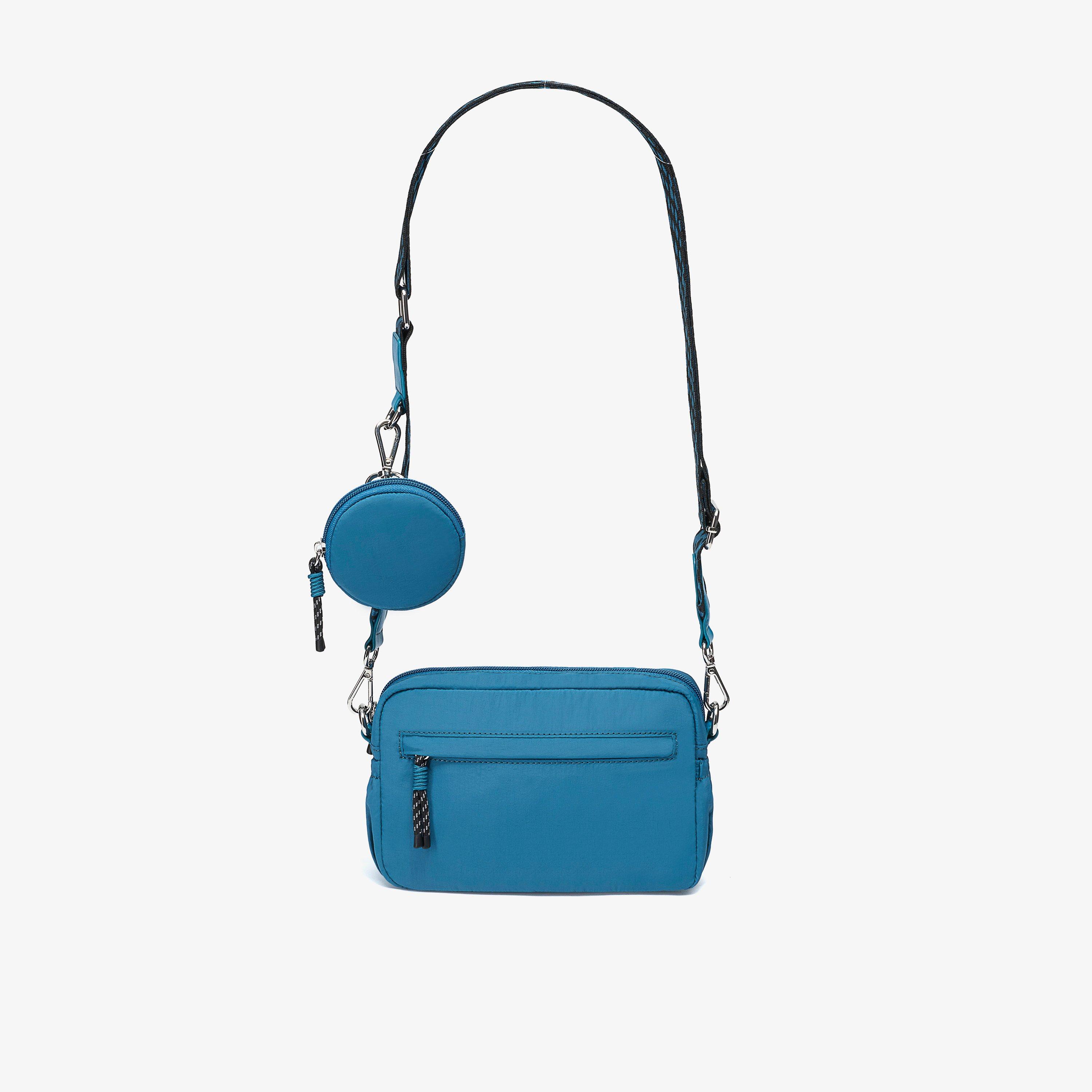 Utility 2 Pocket Blue Combination Cross Body Bag, view 1 of 6