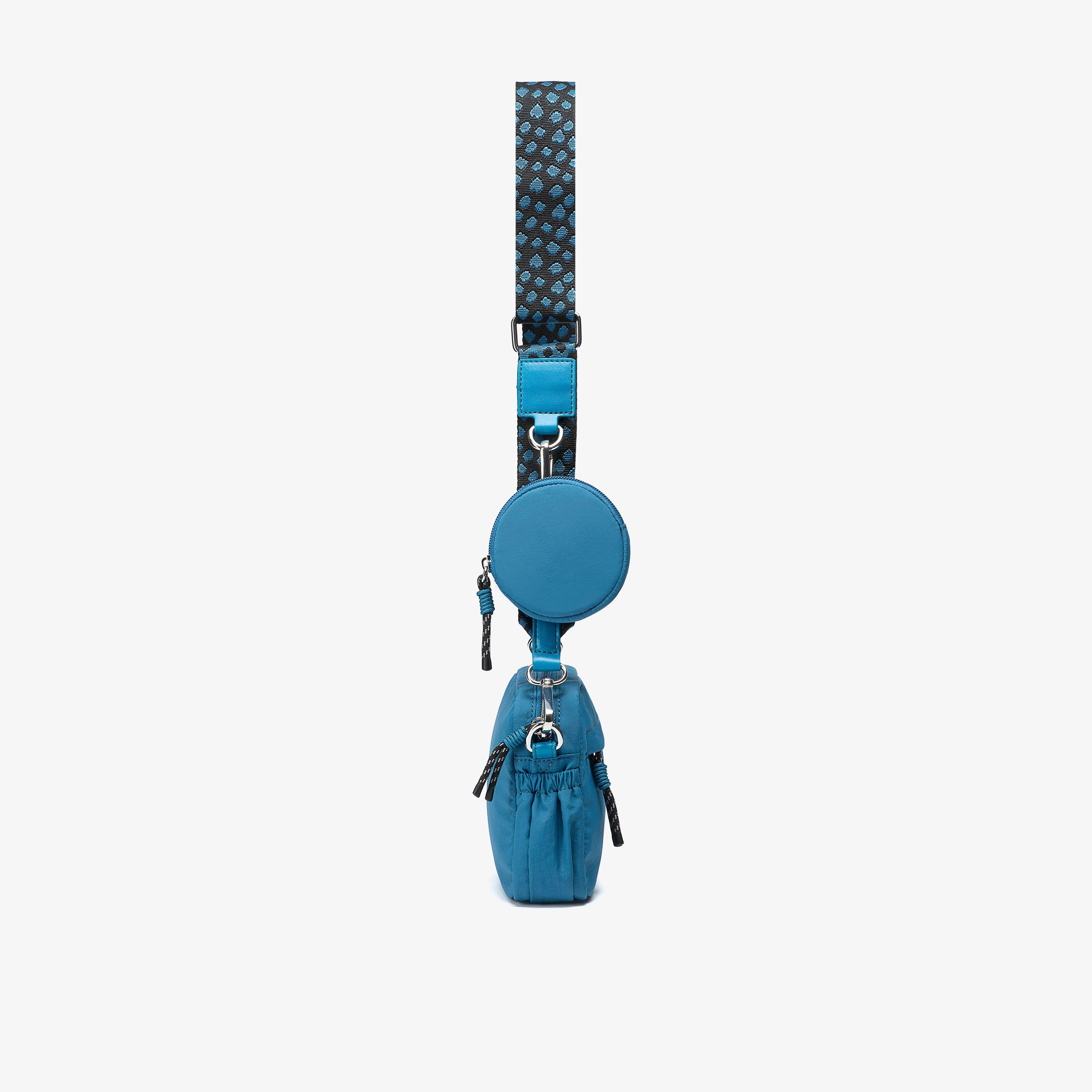 Utility 2 Pocket Blue Combination Cross Body Bag, view 3 of 6