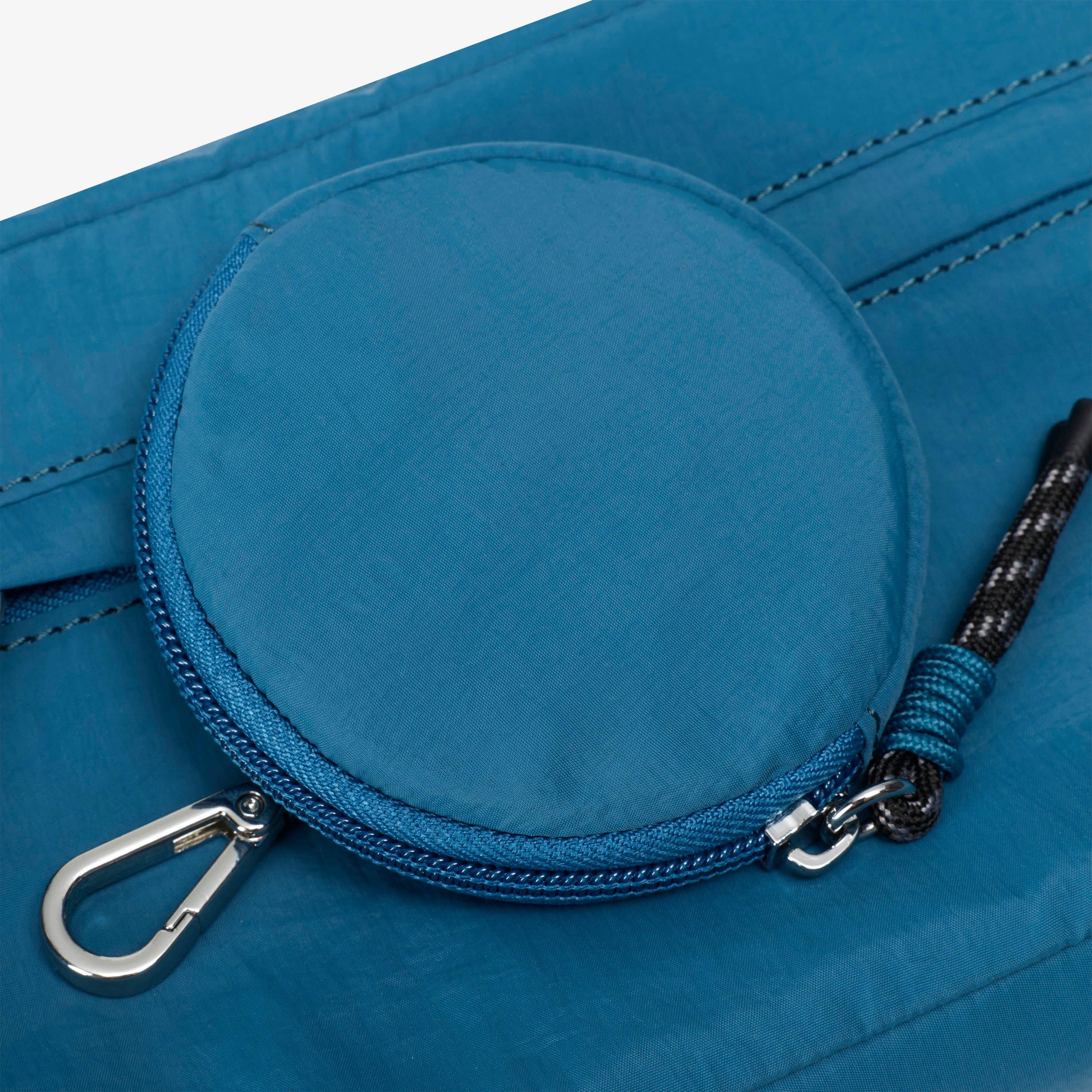 Utility 2 Pocket Blue Combination Cross Body Bag, view 6 of 6