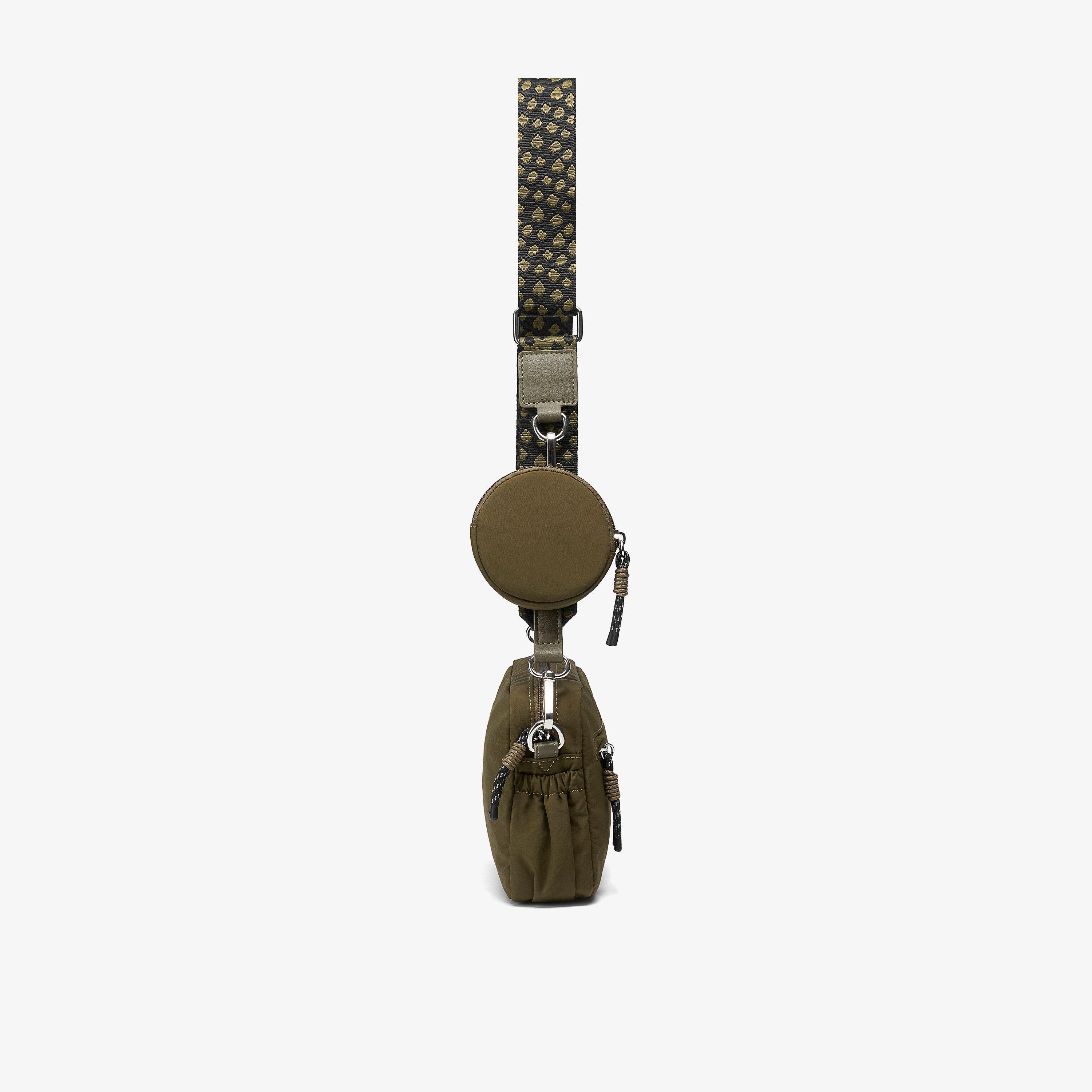 Utility 2 Pocket Dark Olive Combination Cross Body Bag, view 3 of 6