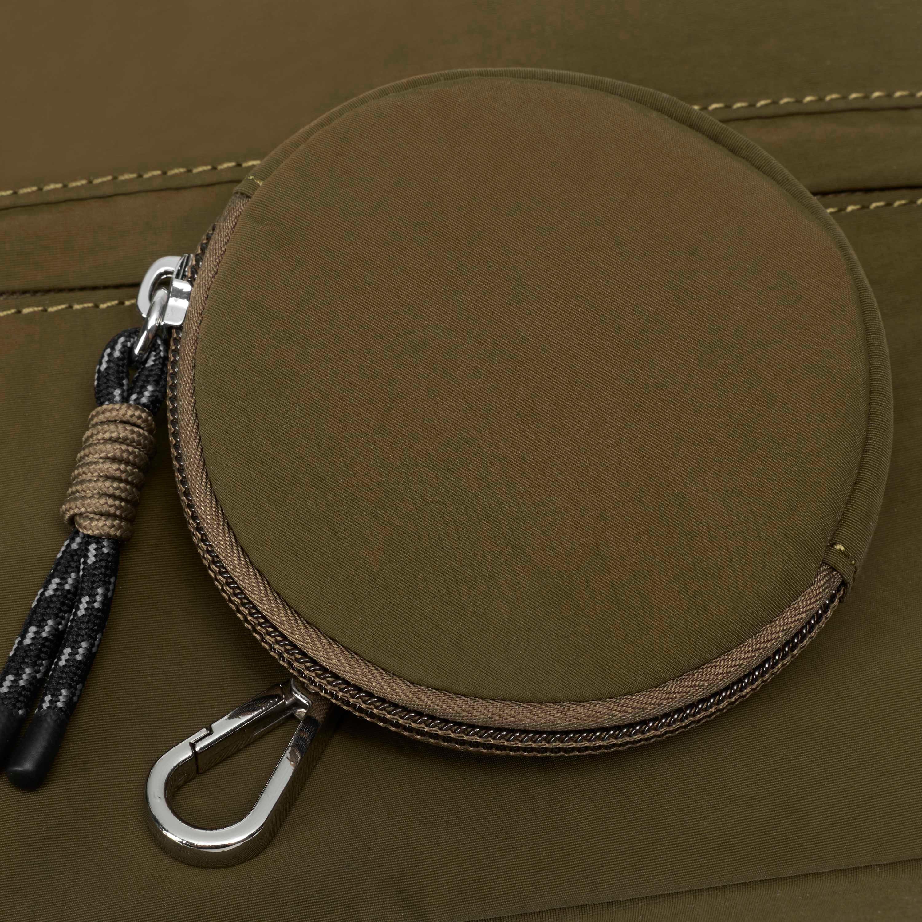 Utility 2 Pocket Dark Olive Combination Cross Body Bag, view 6 of 6