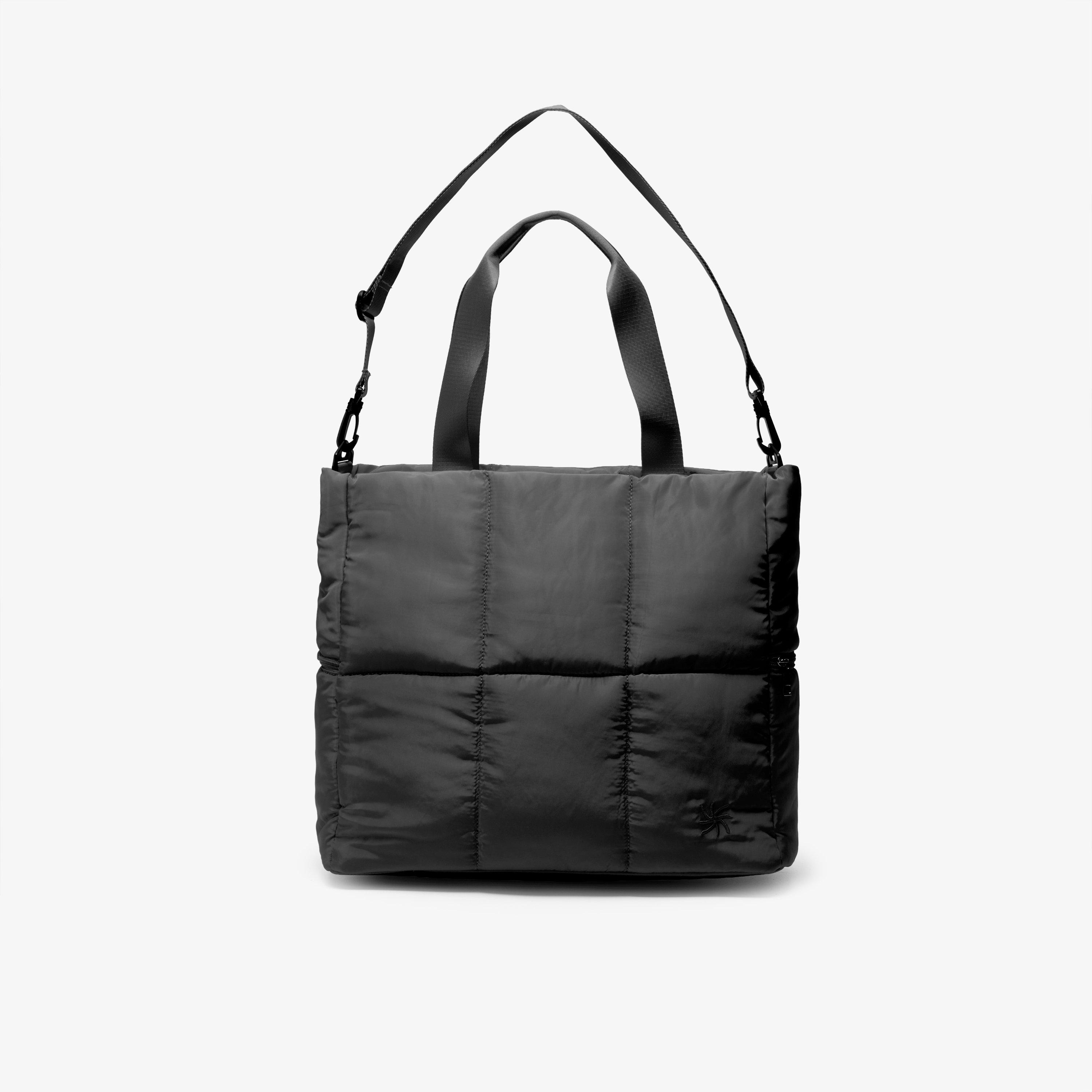 Cloudsteppers Puffer Tote Black Tote Bag, view 1 of 6