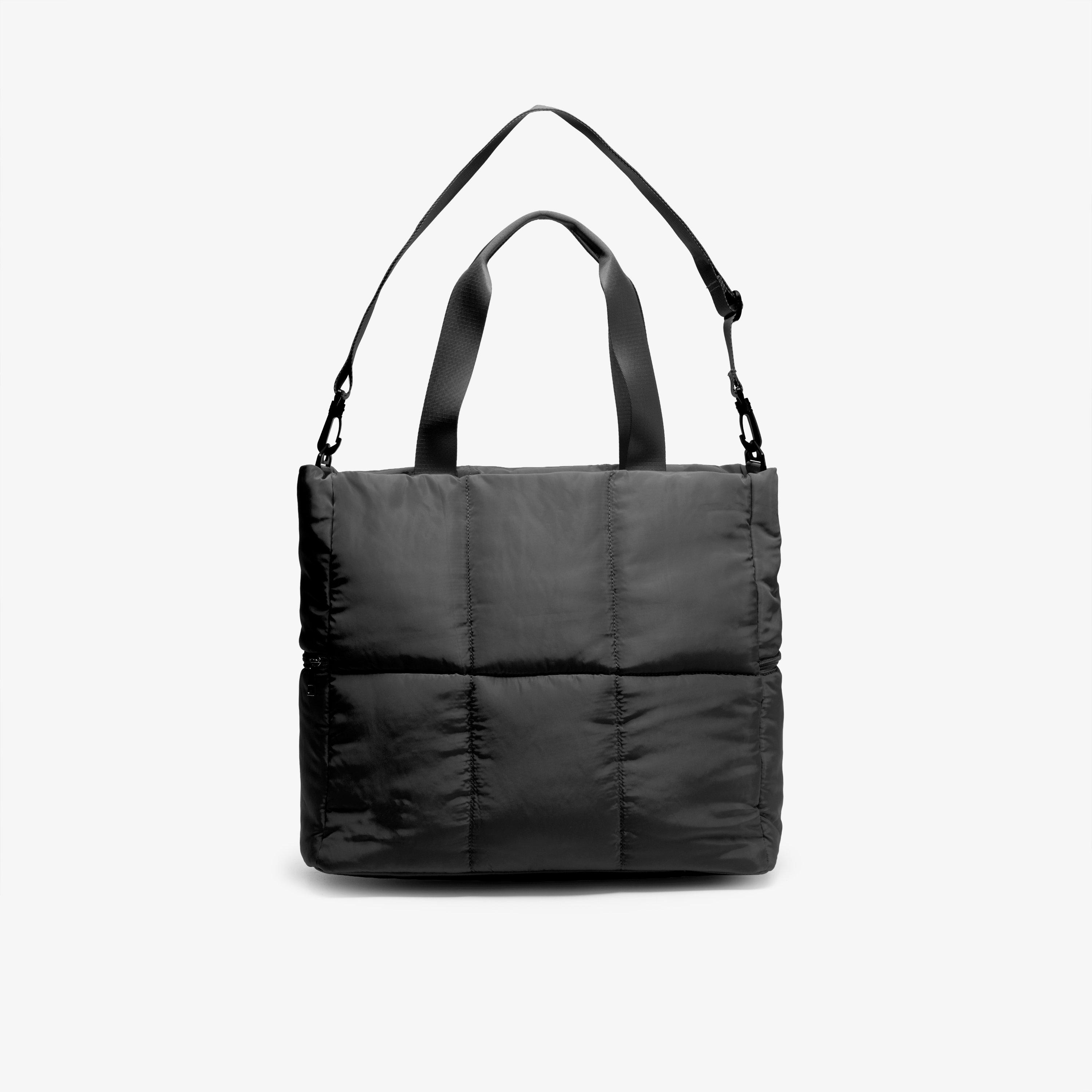 Cloudsteppers Puffer Tote Black Tote Bag, view 2 of 6