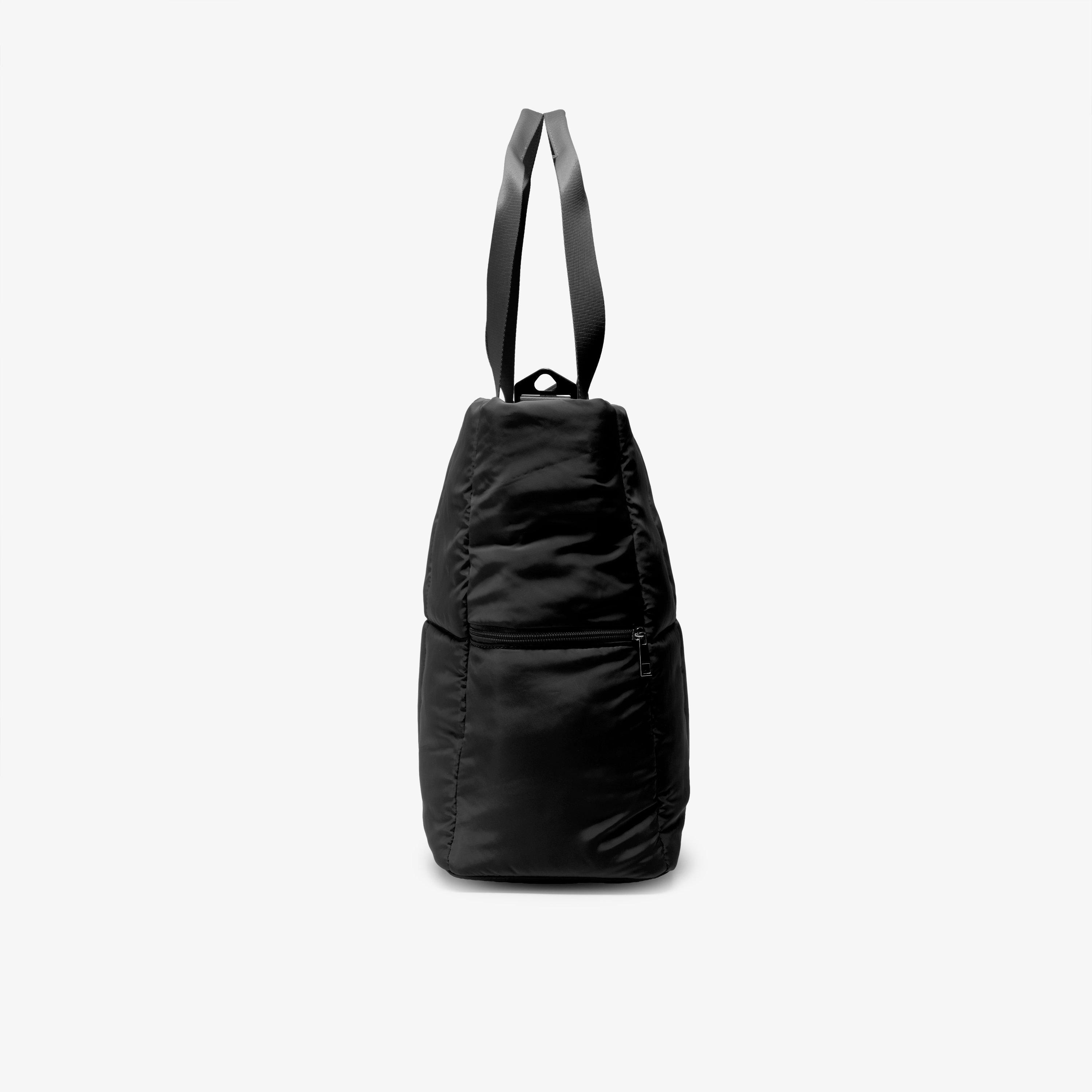 Cloudsteppers Puffer Tote Black Tote Bag, view 3 of 6