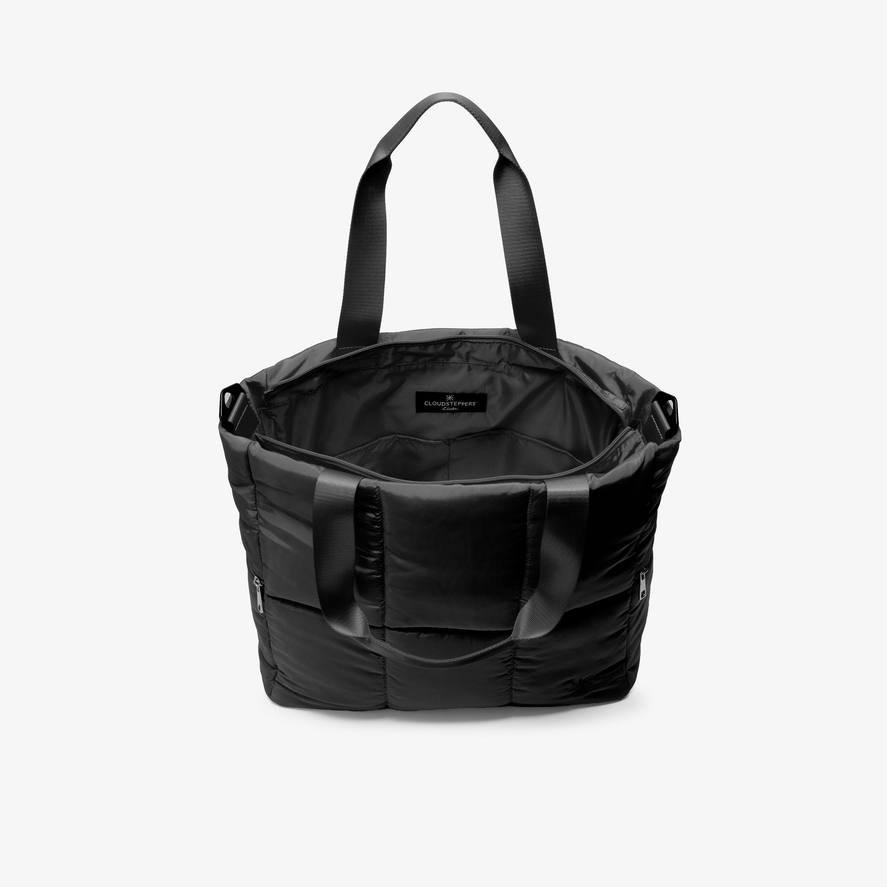 Cloudsteppers Puffer Tote Black Tote Bag, view 4 of 6
