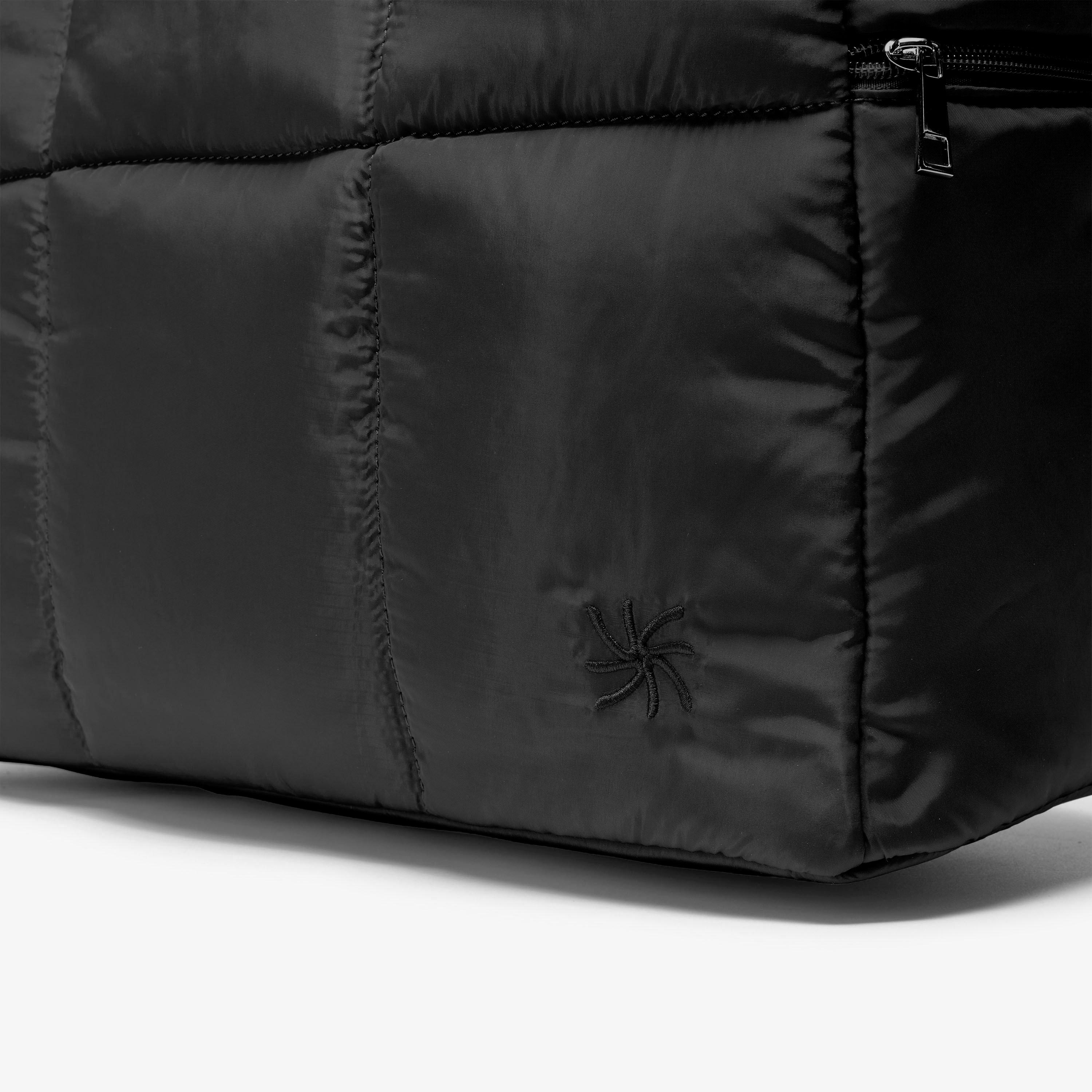 Cloudsteppers Puffer Tote Black Tote Bag, view 5 of 6