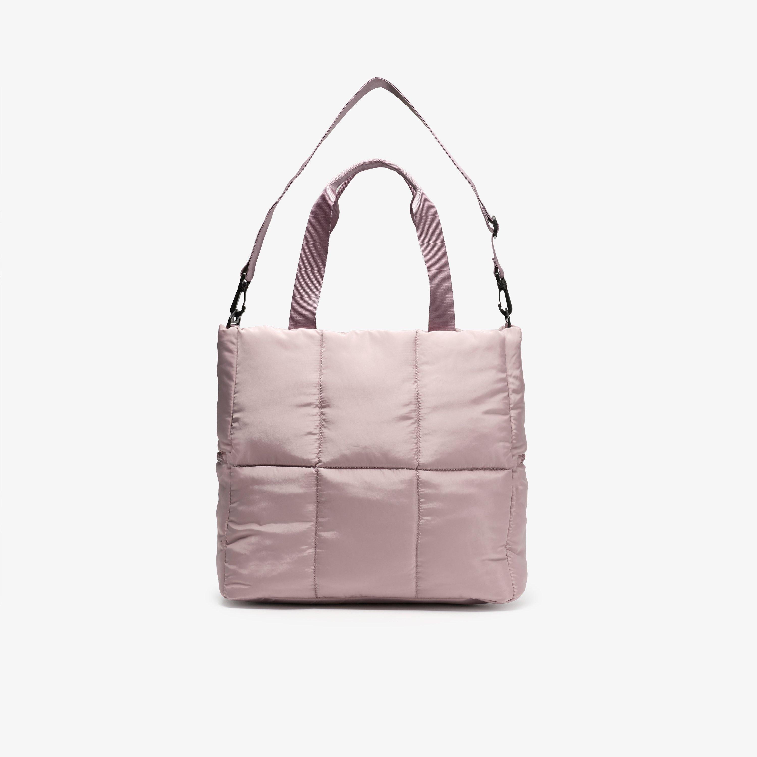 Cloudsteppers Puffer Tote Dusty Rose Tote Bag, view 2 of 6