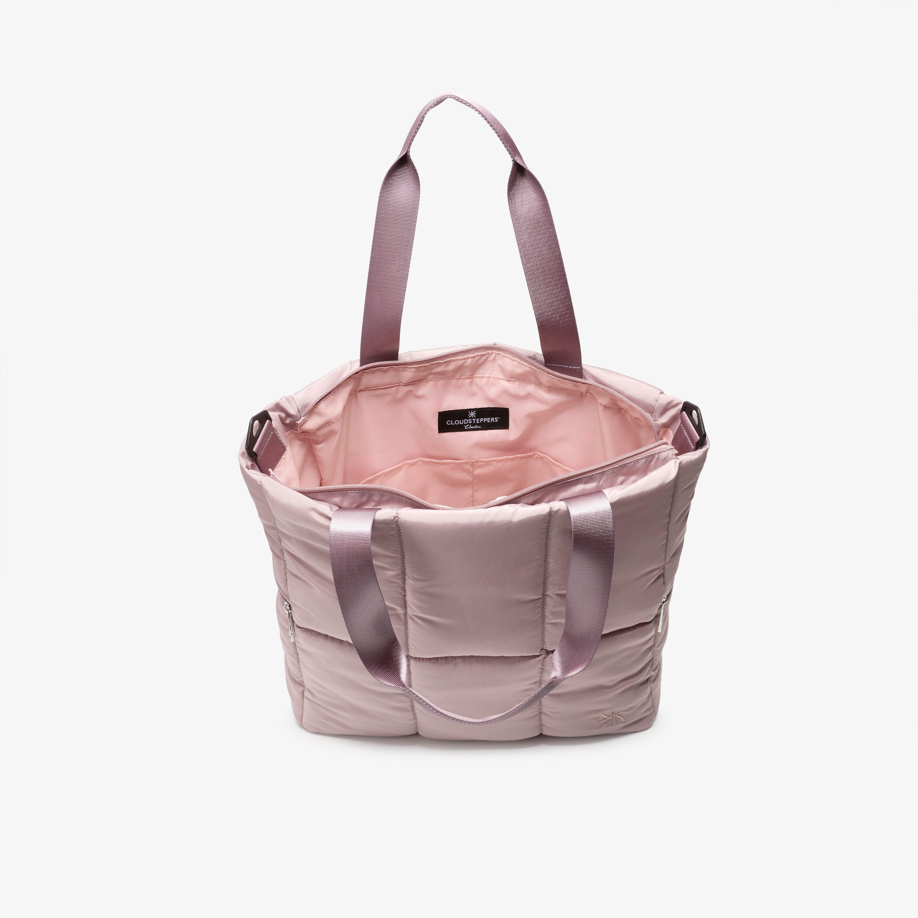 Cloudsteppers Puffer Tote Dusty Rose Tote Bag, view 4 of 6