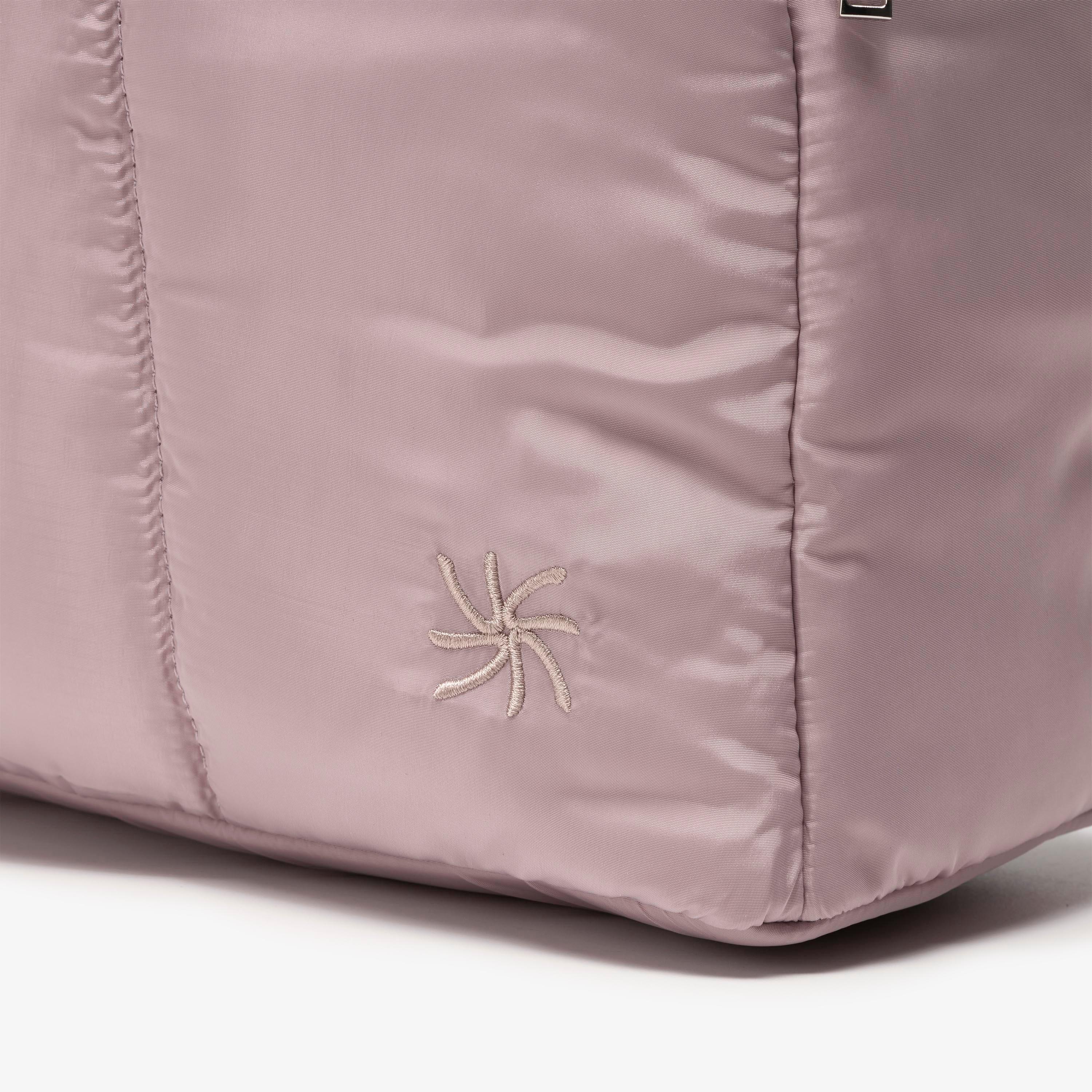 Cloudsteppers Puffer Tote Dusty Rose Tote Bag, view 5 of 6