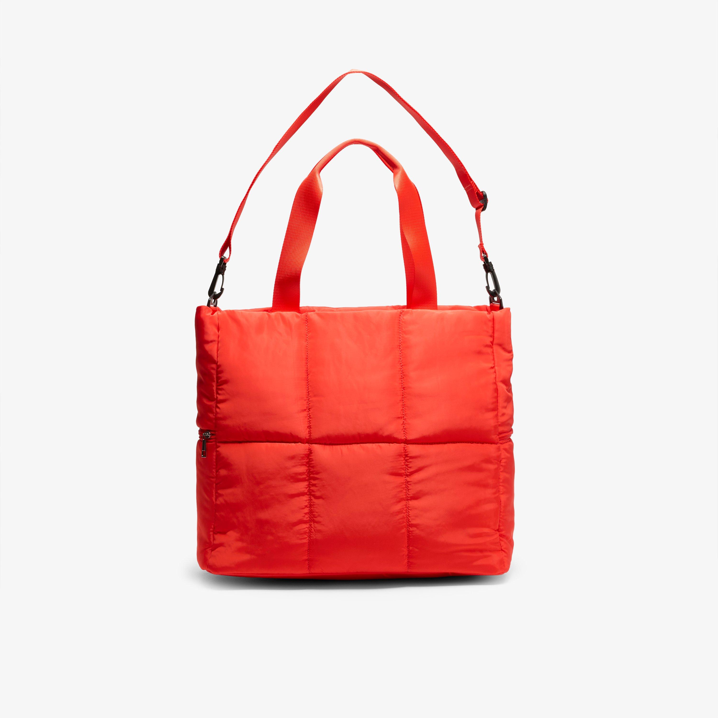 Cloudsteppers Puffer Tote Red Tote Bag, view 2 of 6