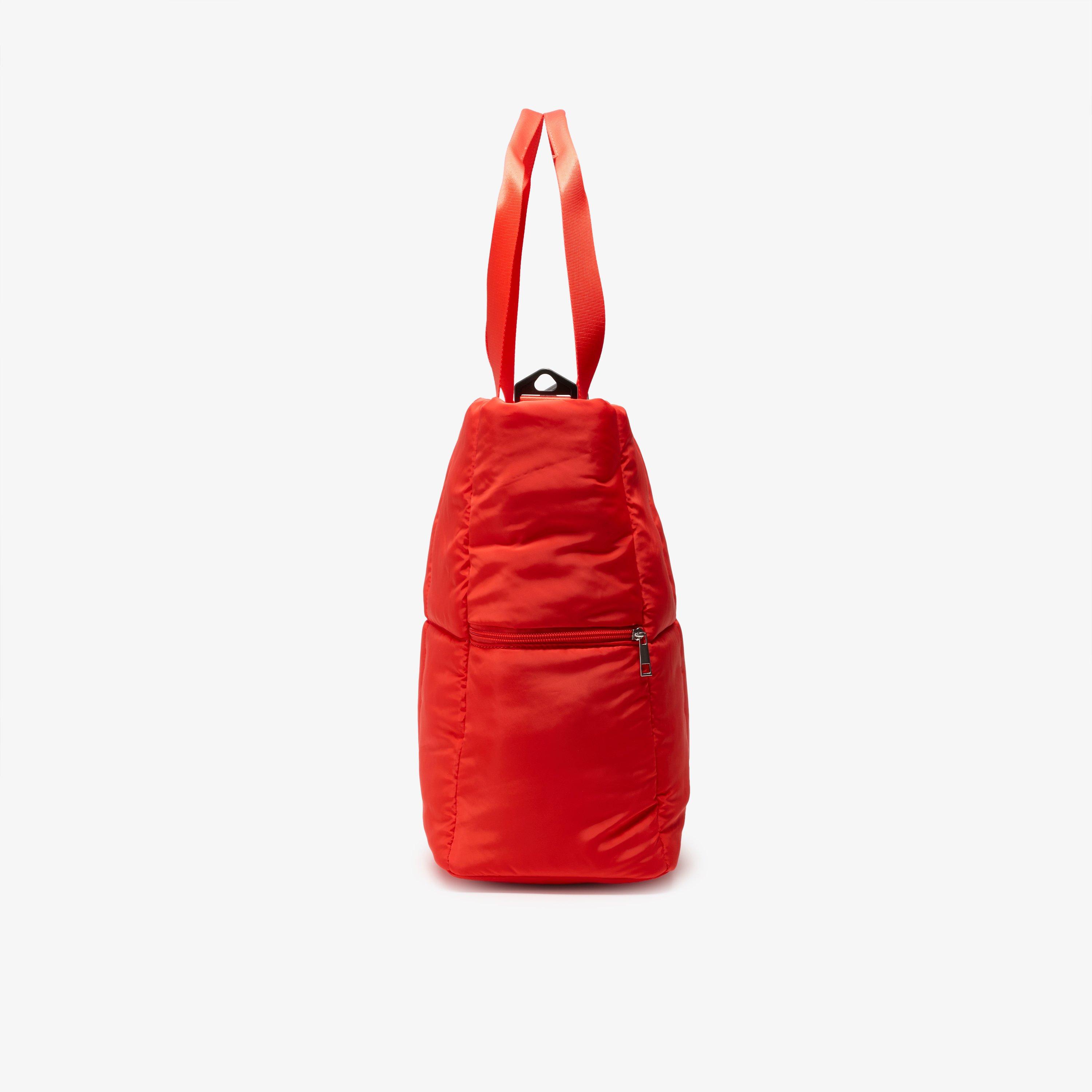 Cloudsteppers Puffer Tote Red Tote Bag, view 3 of 6