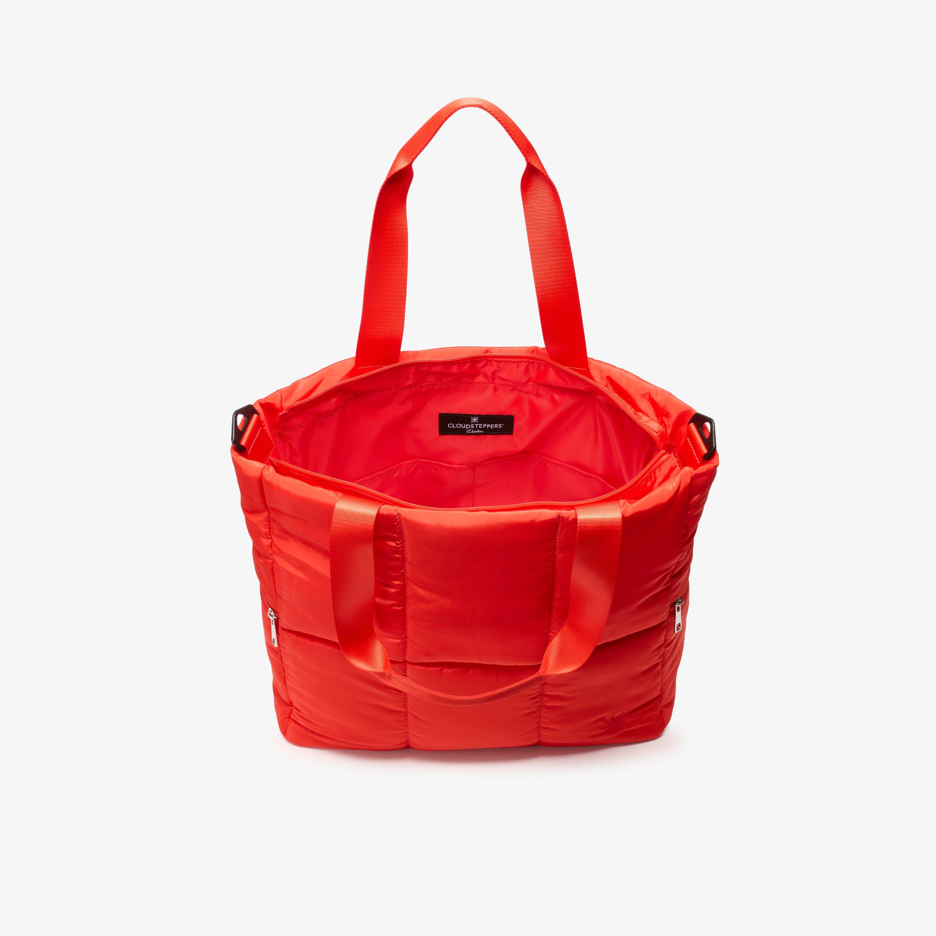 Cloudsteppers Puffer Tote Red Tote Bag, view 4 of 6