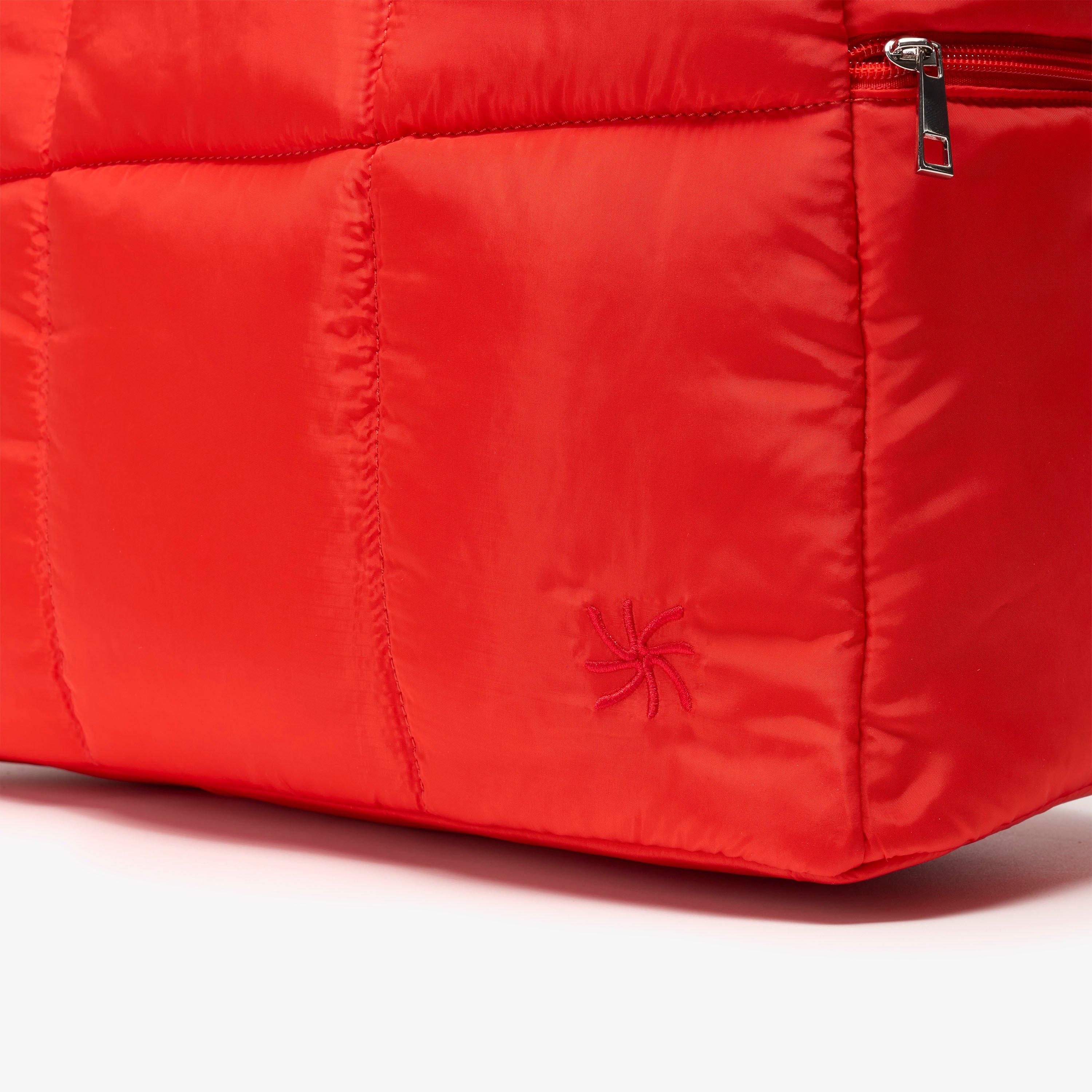 Cloudsteppers Puffer Tote Red Tote Bag, view 5 of 6